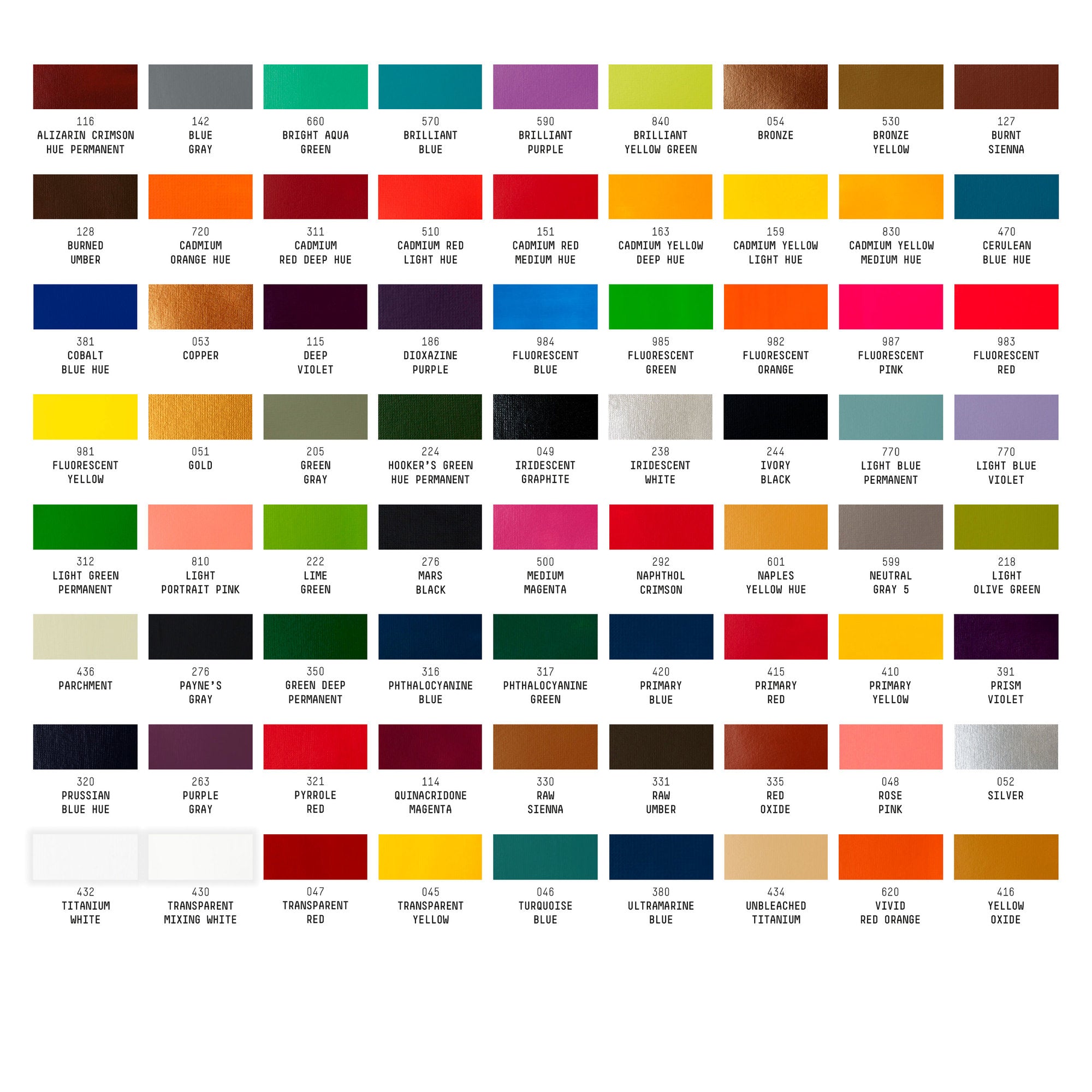 Liquitex BASICS Acrylic Set of 72 x 22ml Tubes