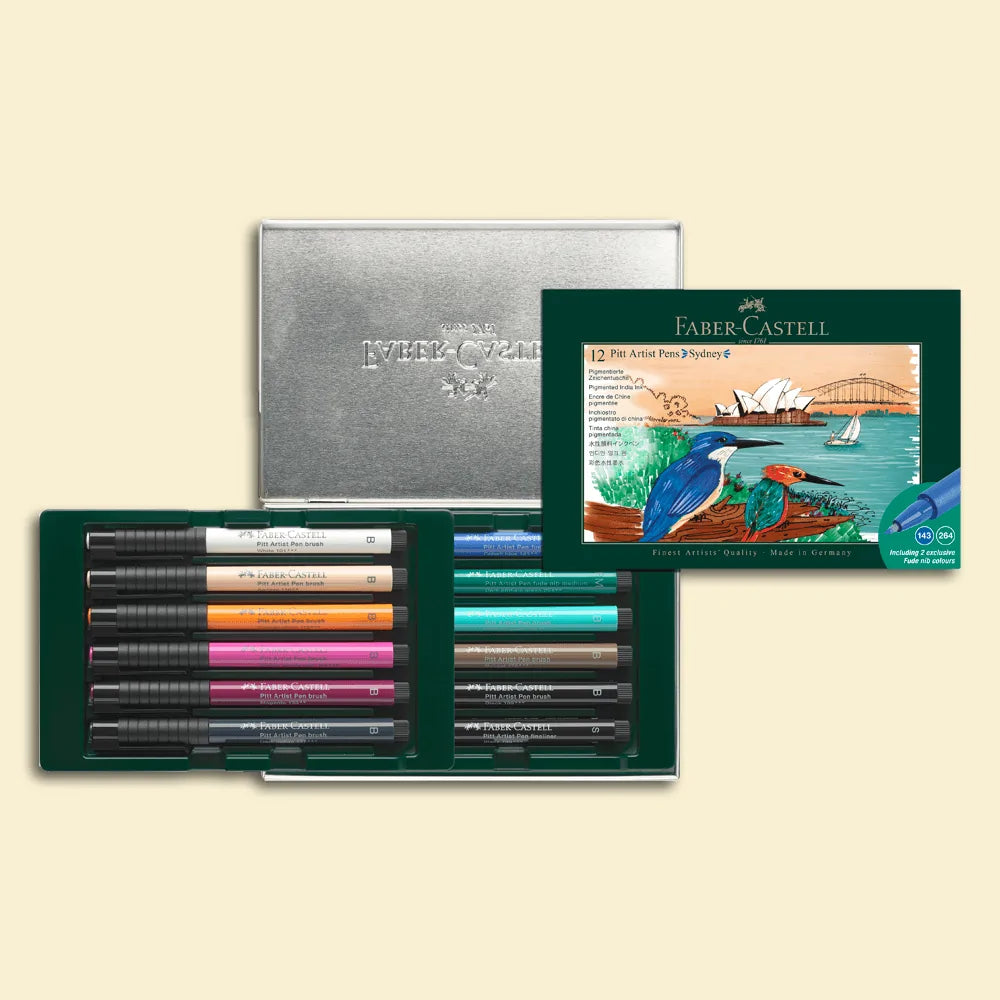 Faber-Castell Pitt Artist Pen City Set of 12 Sydney