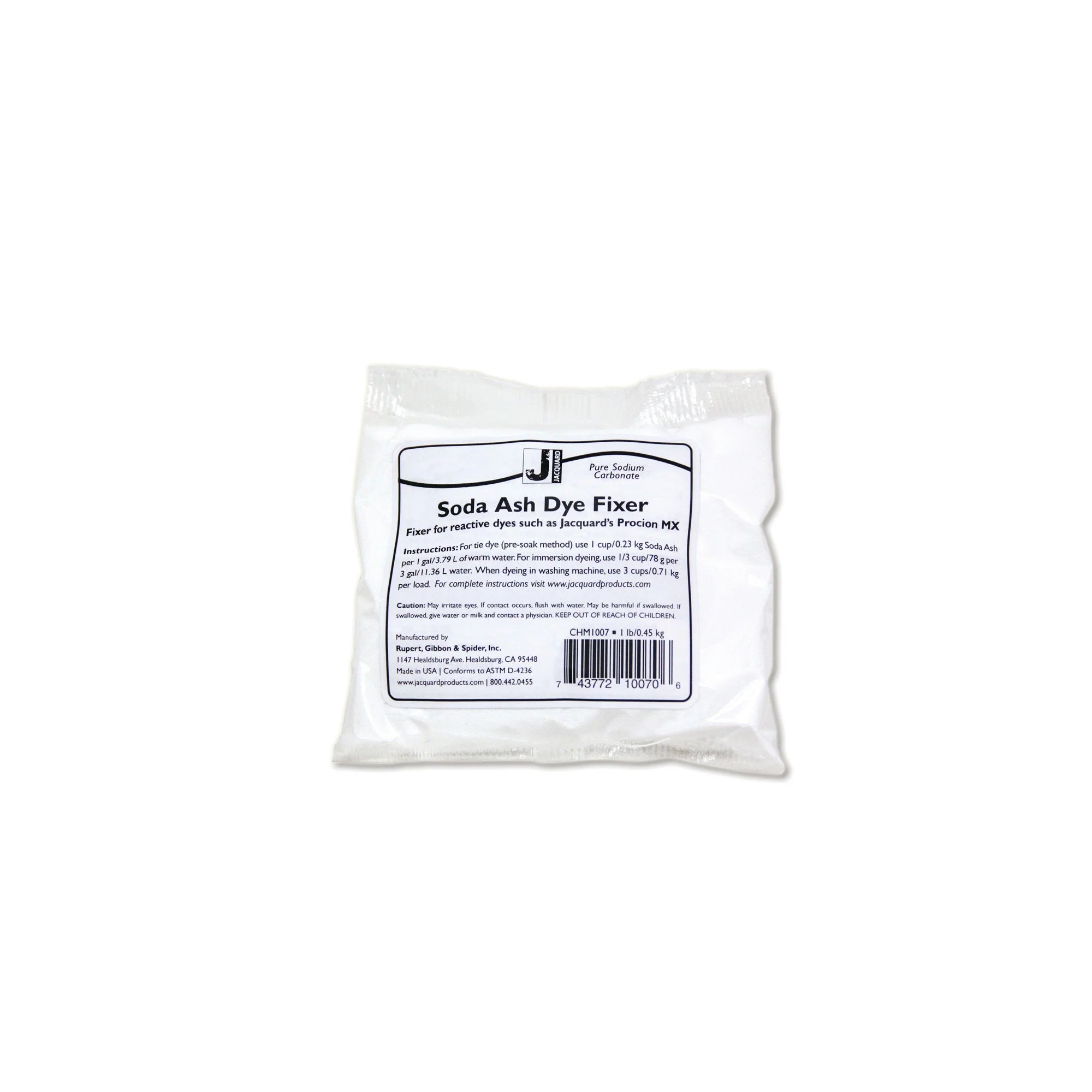Jacquard Soda Ash Dye Fixer