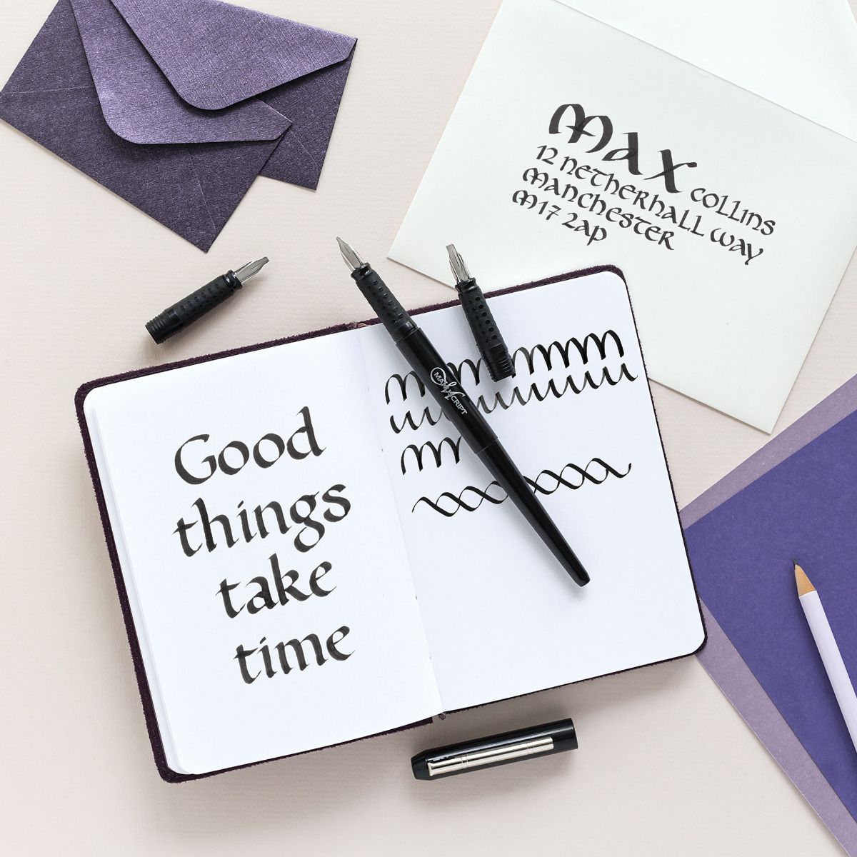 Manuscript Scribe Calligraphy Set - While Qty's Last