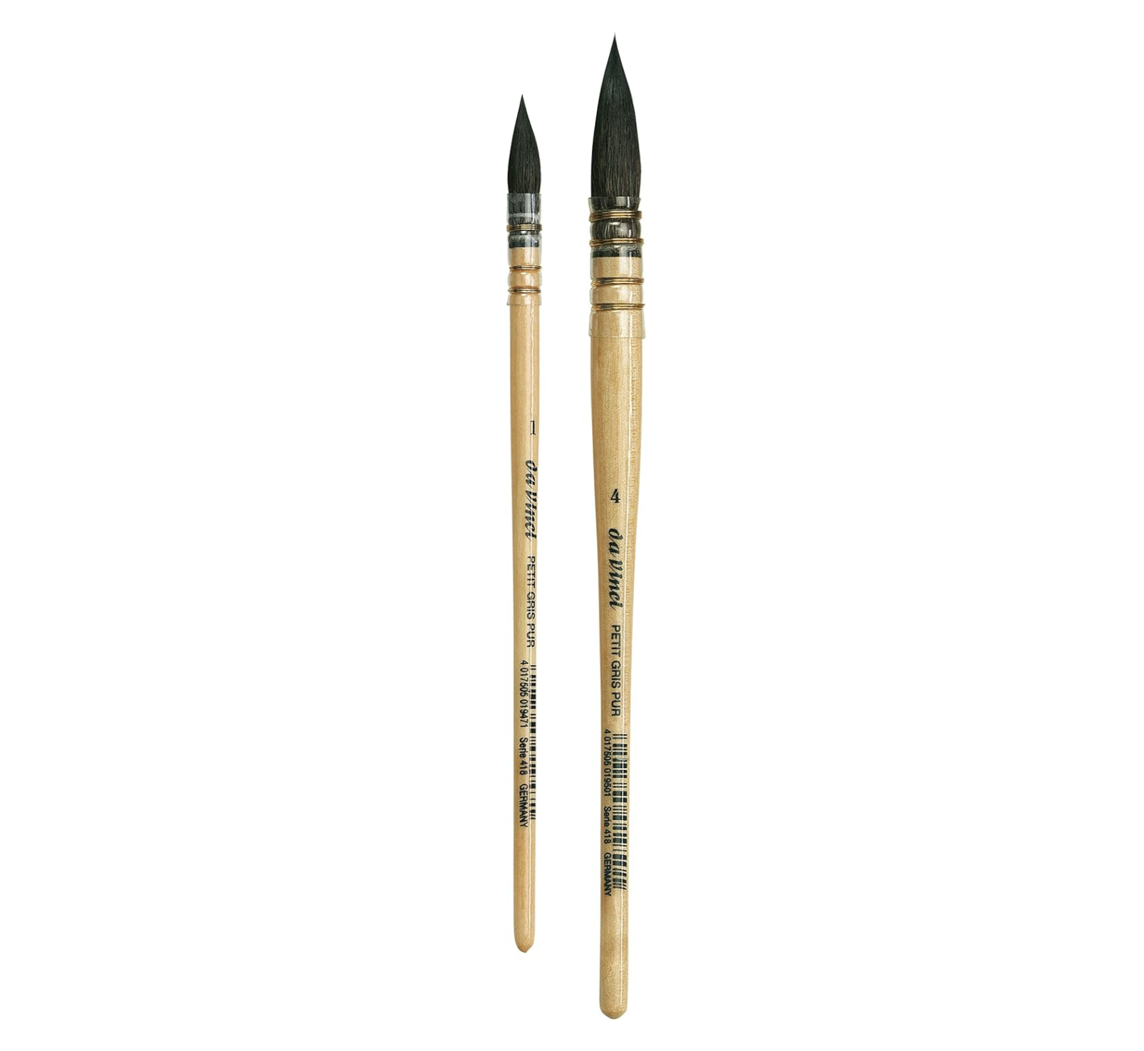 da Vinci Petit Gris Pure Sable Watercolour Brushes