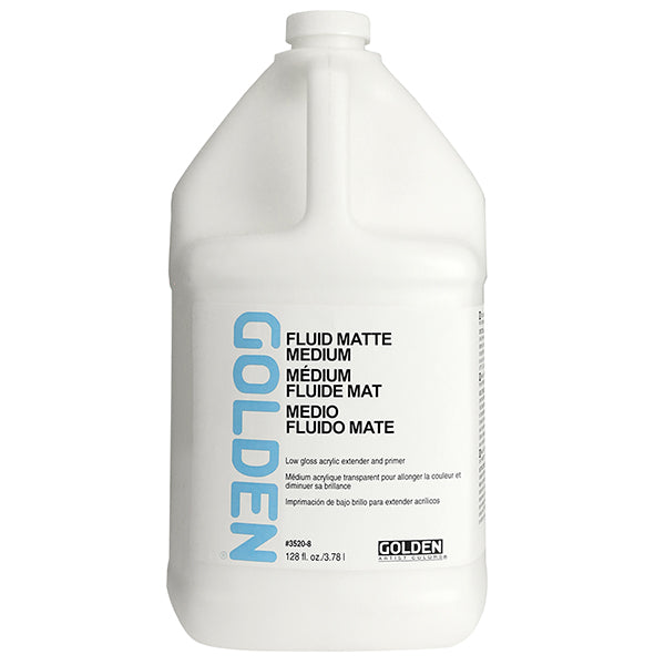 GOLDEN (Special Order) Fluid Matte Medium 128oz