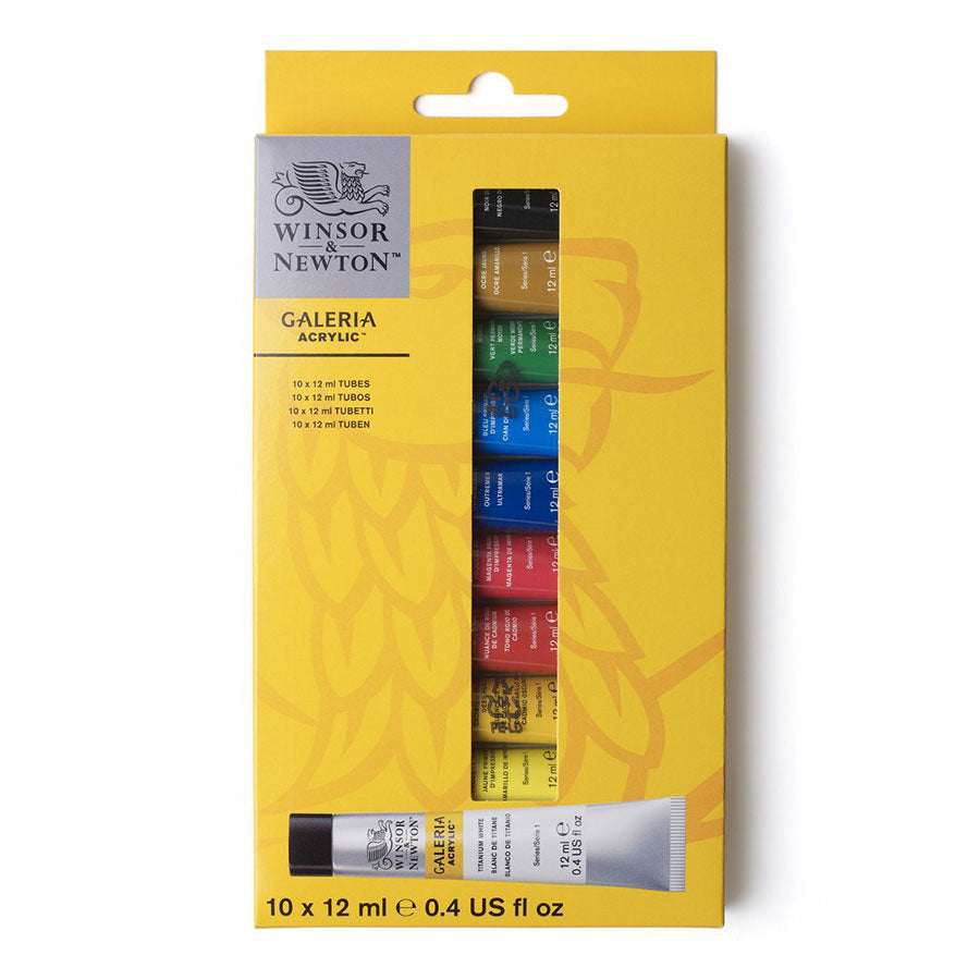 Winsor & Newton Galeria Acrylic Set of 10
