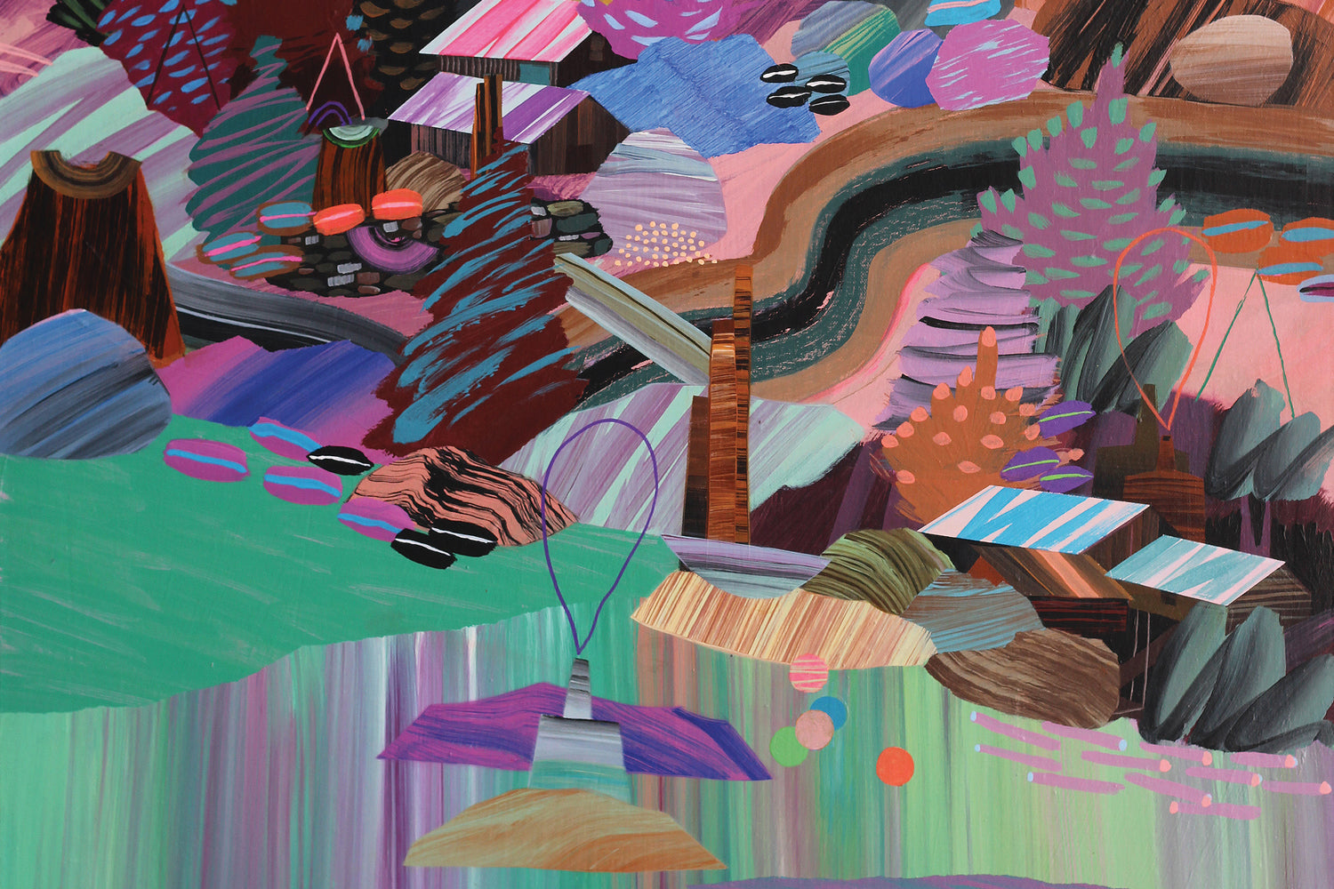 Painting Layers, Lines & Tape: Meghan Hildebrand