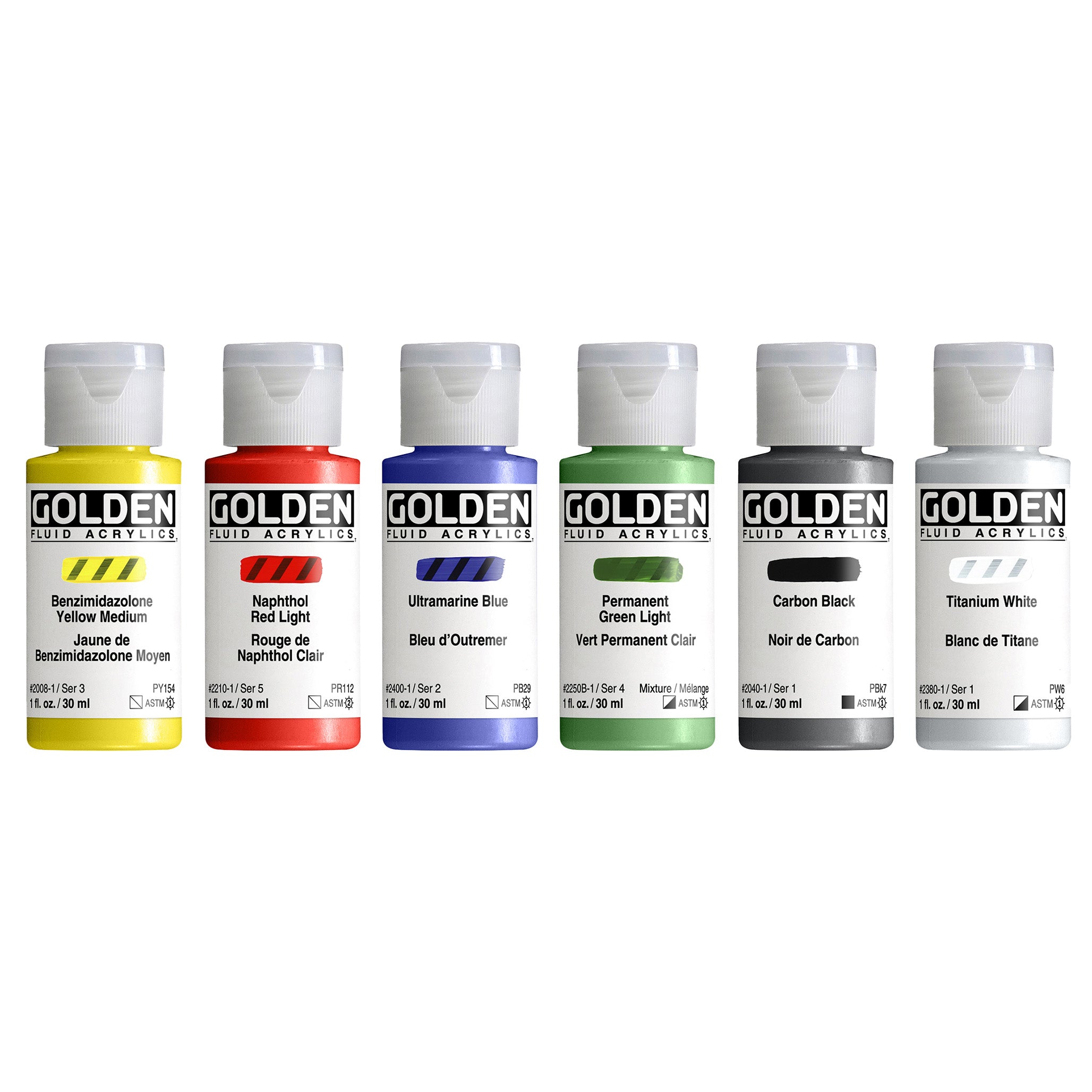 GOLDEN Fluid Acrylics Intro Set