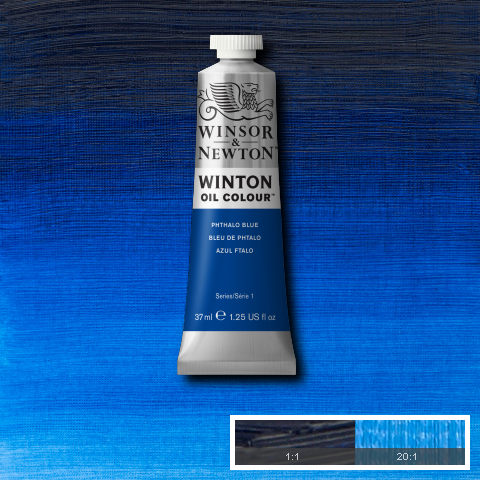 Winton Oil Colours - Black or Grey or Blue