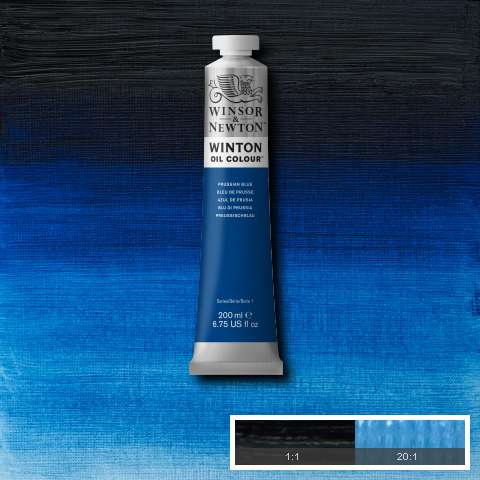 Winton Oil Colours - Black or Grey or Blue