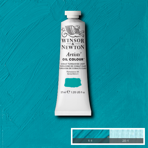 Winsor & Newton Artists' Oil Colours - Black or Grey or Blue