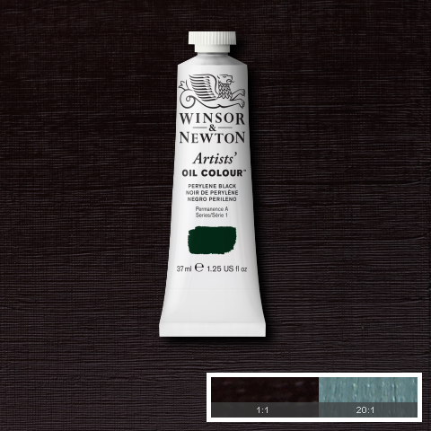 Winsor & Newton Artists' Oil Colours - Black or Grey or Blue