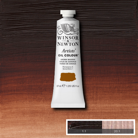 Winsor & Newton Artists' Oil Colours - Brown or Green