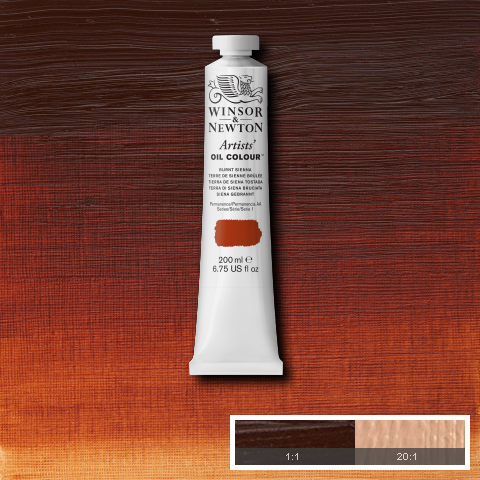 Winsor & Newton Artists' Oil Colours - Brown or Green