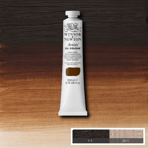 Winsor & Newton Artists' Oil Colours - Brown or Green