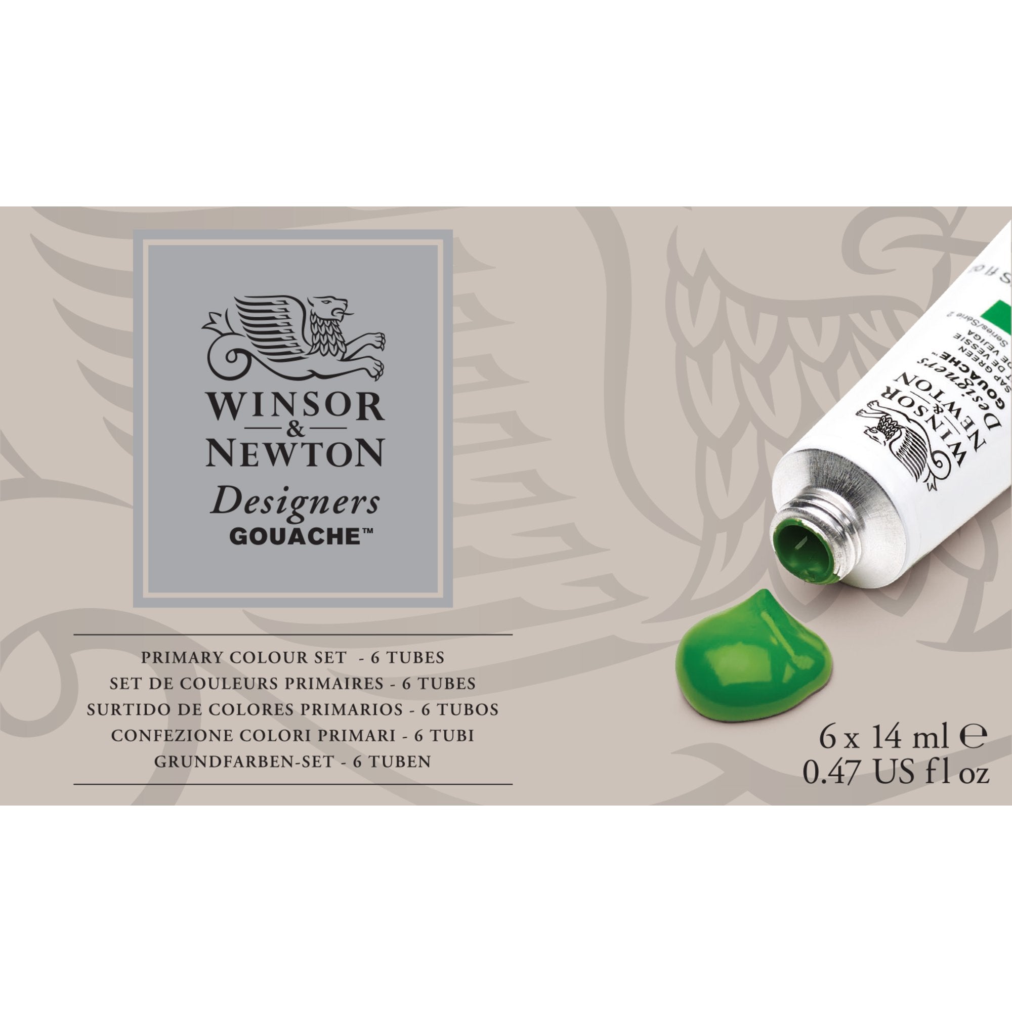 Winsor & Newton Designers Gouache Primary Set of 6