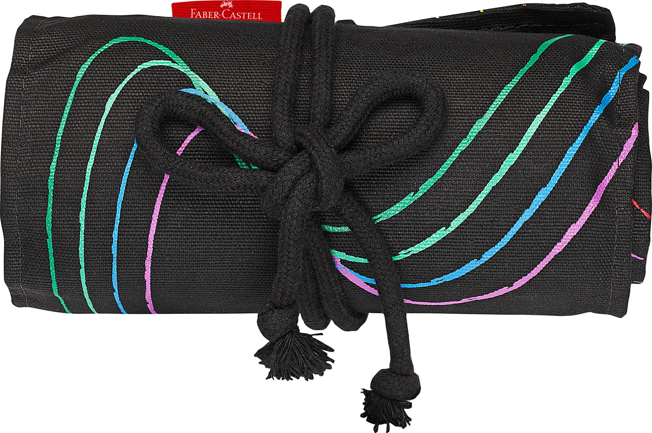 Faber-Castell Black Edition Colour Pencil Set 72 with Roll