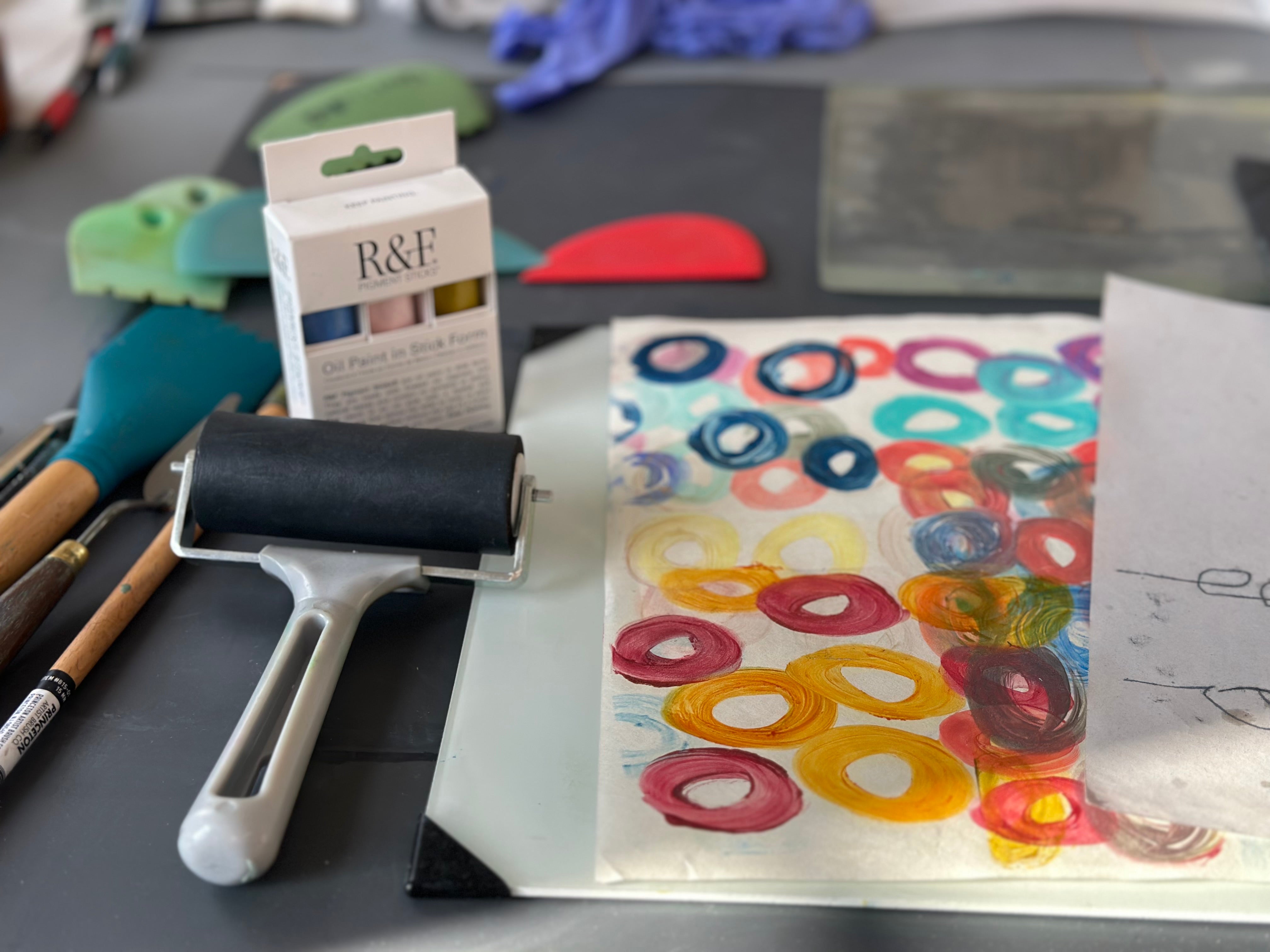 R&F Pigment Stick® and Drawing Oils™ with Dietlind Vander Schaaf