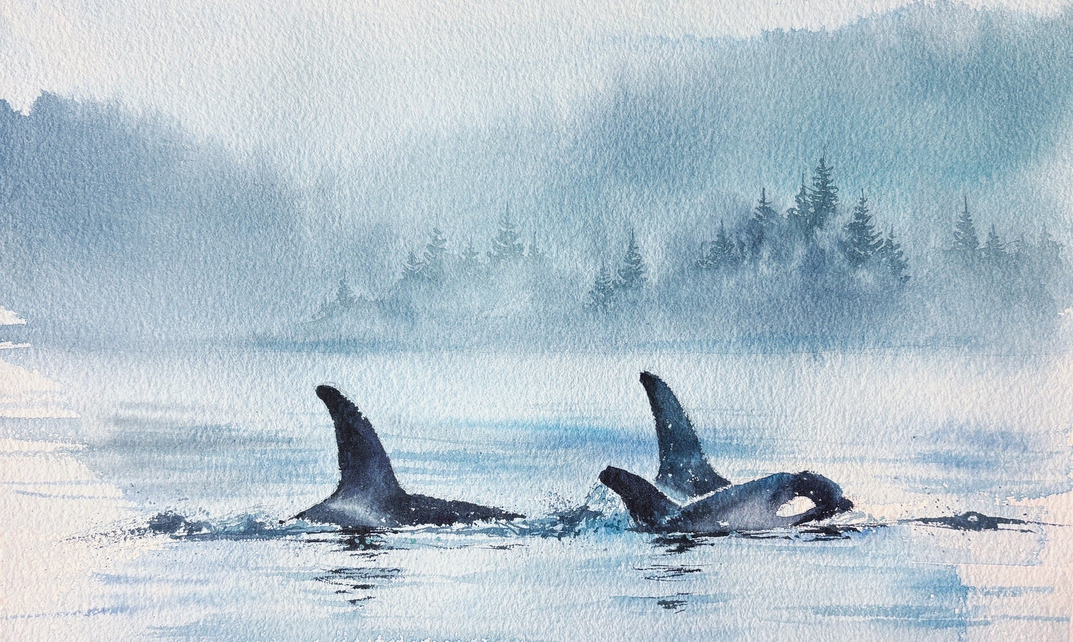 Opus Essential Watercolours: Misty Whales with Elena Markelova