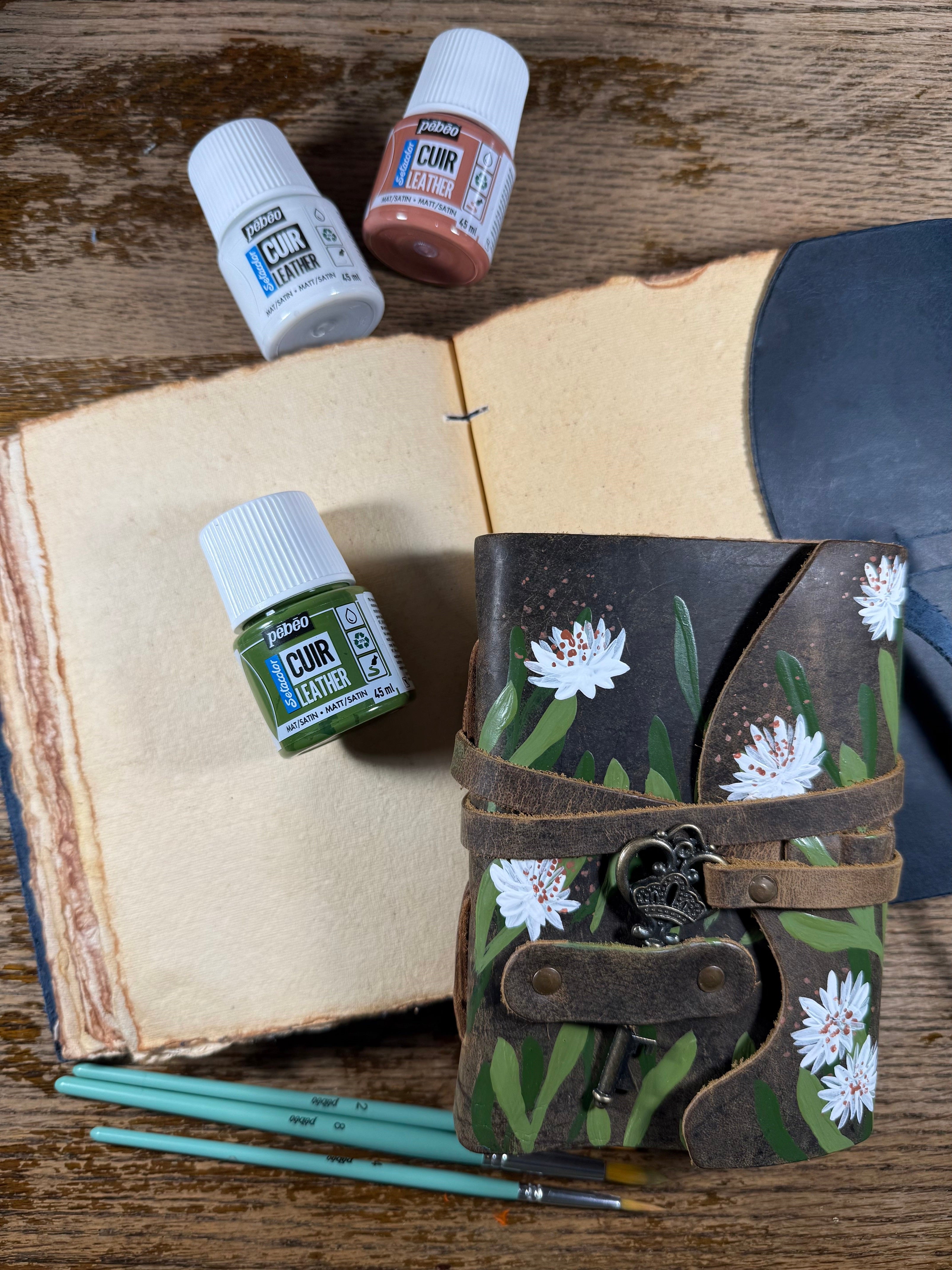 Pébéo’s Setacolor Leather Paints: Making Holiday Gifts with Max Black