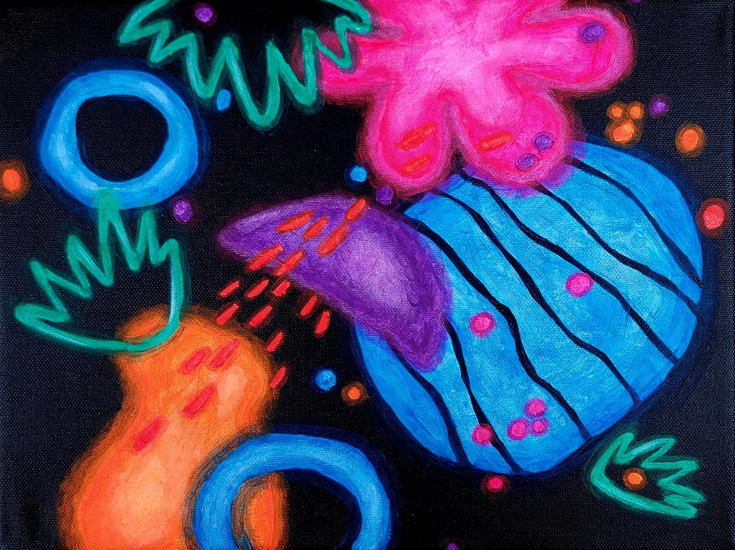 Liquitex Basics: Acrylic Fluorescent Colors with Veronica Herrera