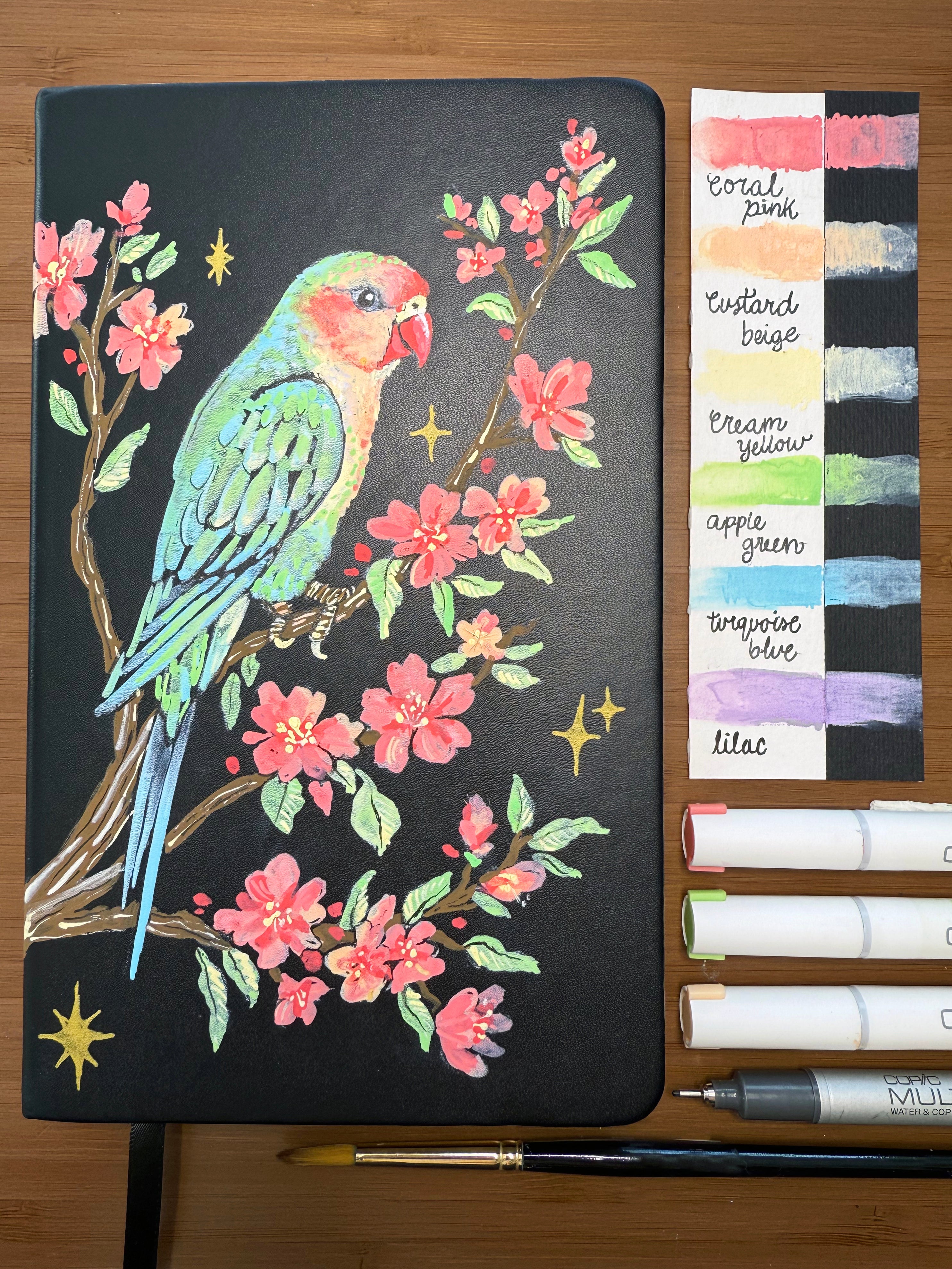 Copic Acrea: Illustrating a Bird with Vic Hollins