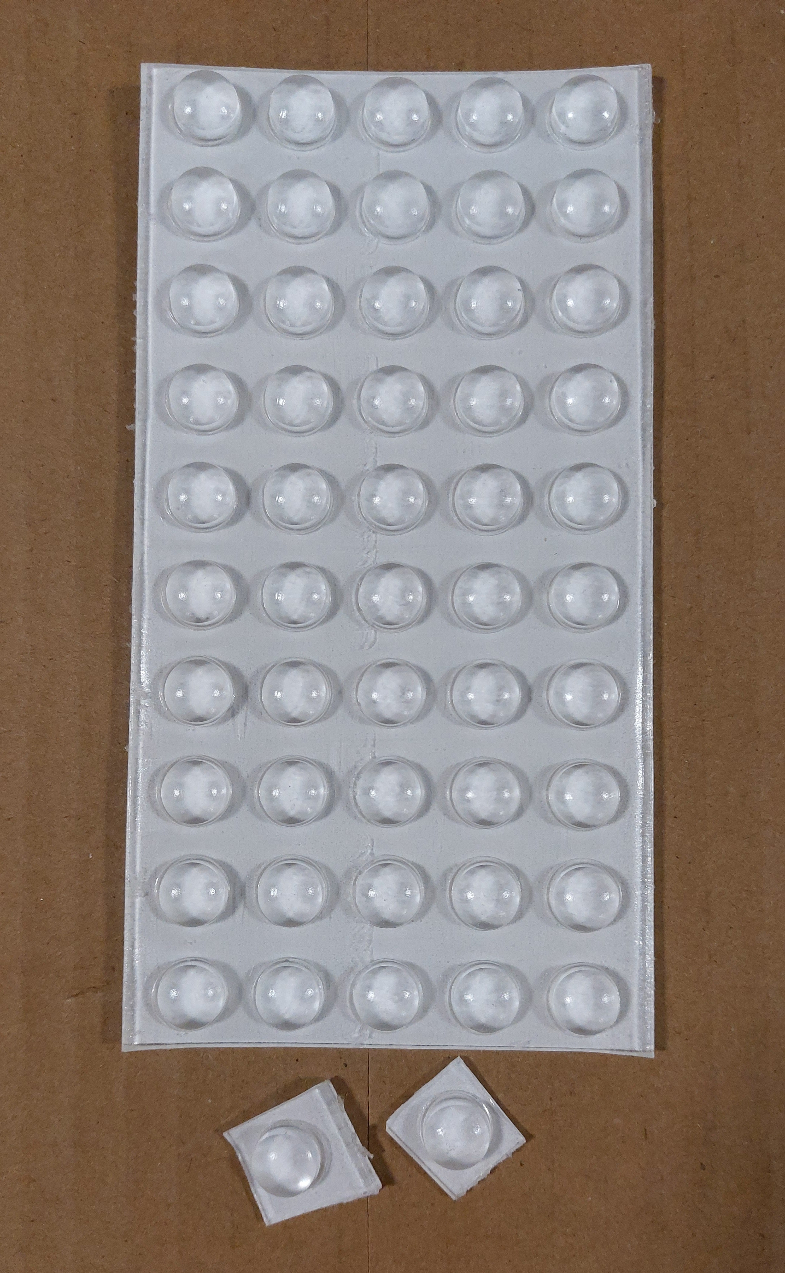 AMS Hardware Round Bumpers - Clear Urethane - Single