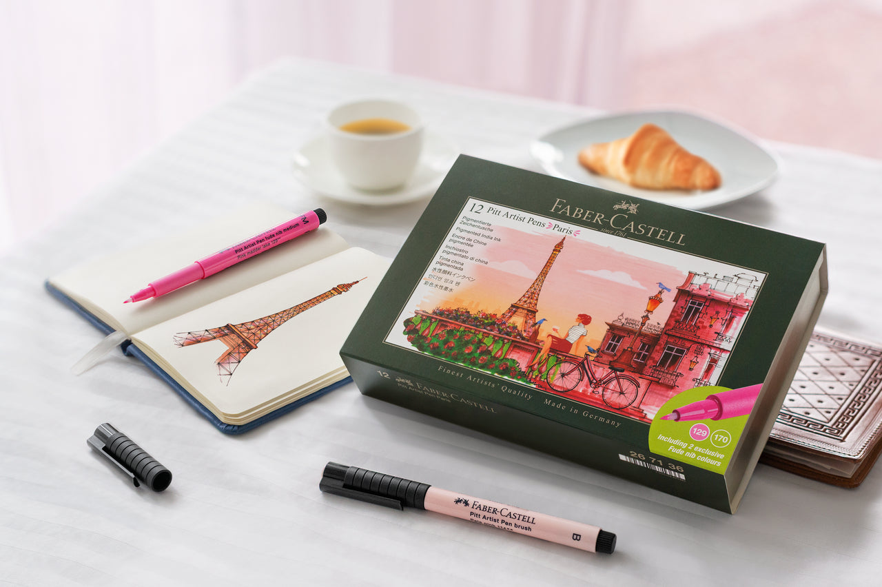 Faber-Castell Pitt Artist Pen City Set of 12 Paris