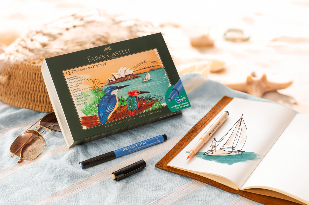 Faber-Castell Pitt Artist Pen City Set of 12 Sydney