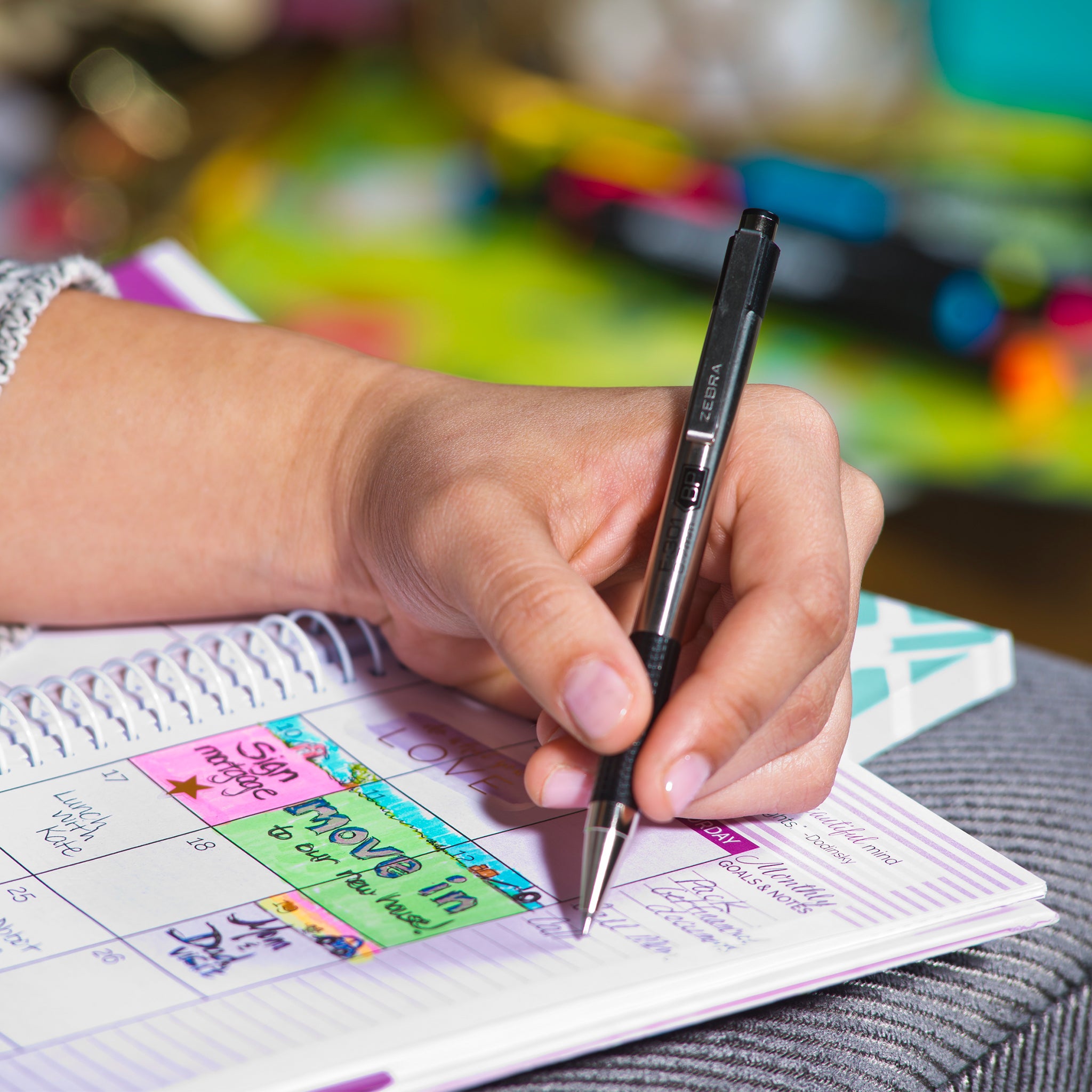 Zebra F-301 Ballpoint Retractable Pen (Black) 0.7mm