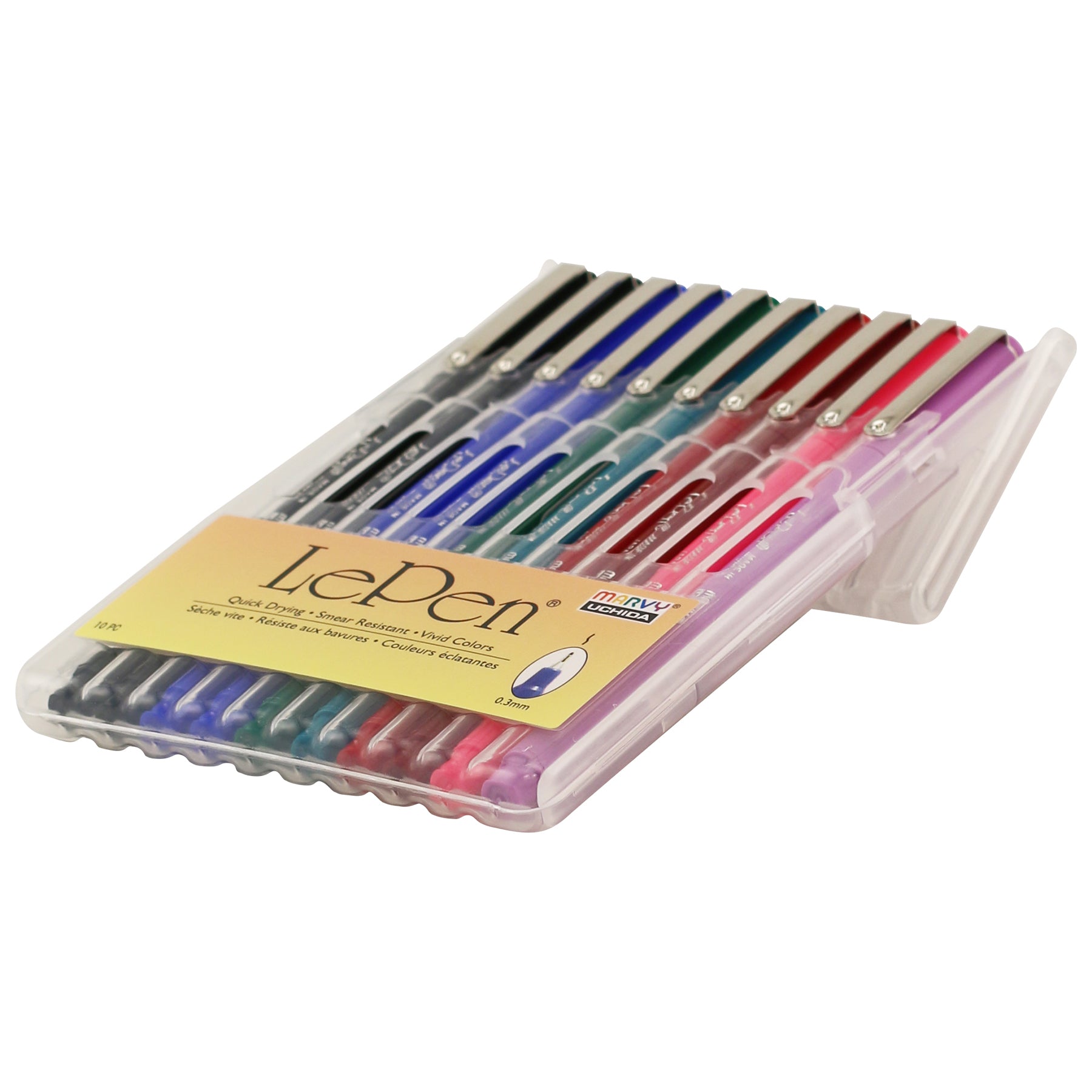 Marvy Uchida Le Pen 0.3mm Basic Set of 10
