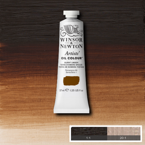 Winsor & Newton Artists' Oil Colours - Brown or Green