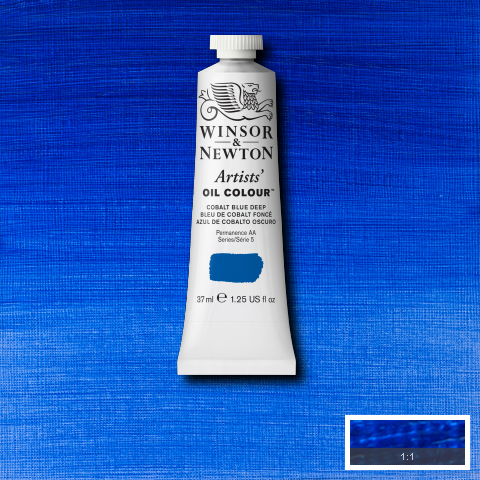 Winsor & Newton Artists' Oil Colours - Black or Grey or Blue