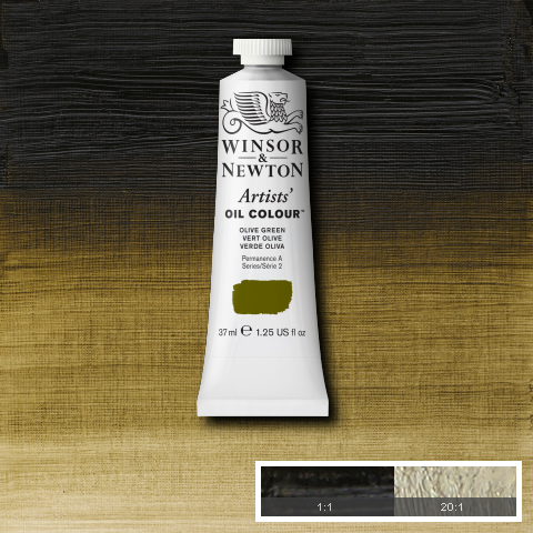 Winsor & Newton Artists' Oil Colours - Brown or Green