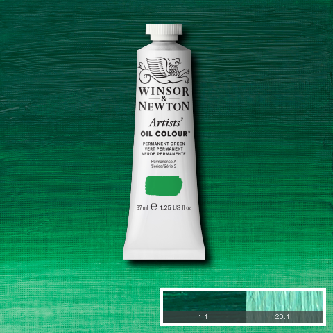 Winsor & Newton Artists' Oil Colours - Brown or Green