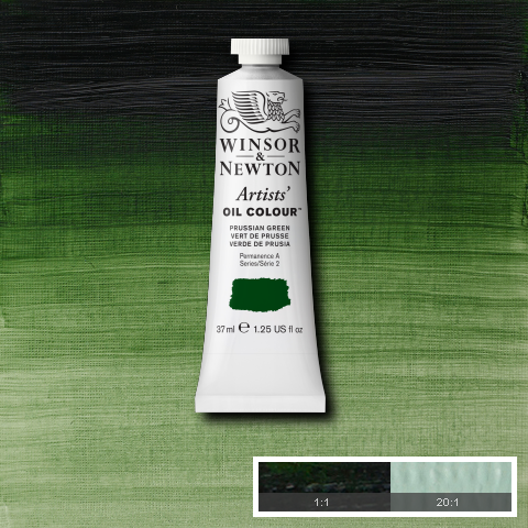 Winsor & Newton Artists' Oil Colours - Brown or Green