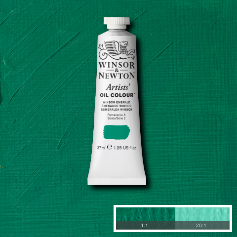Winsor & Newton Artists' Oil Colours - Brown or Green