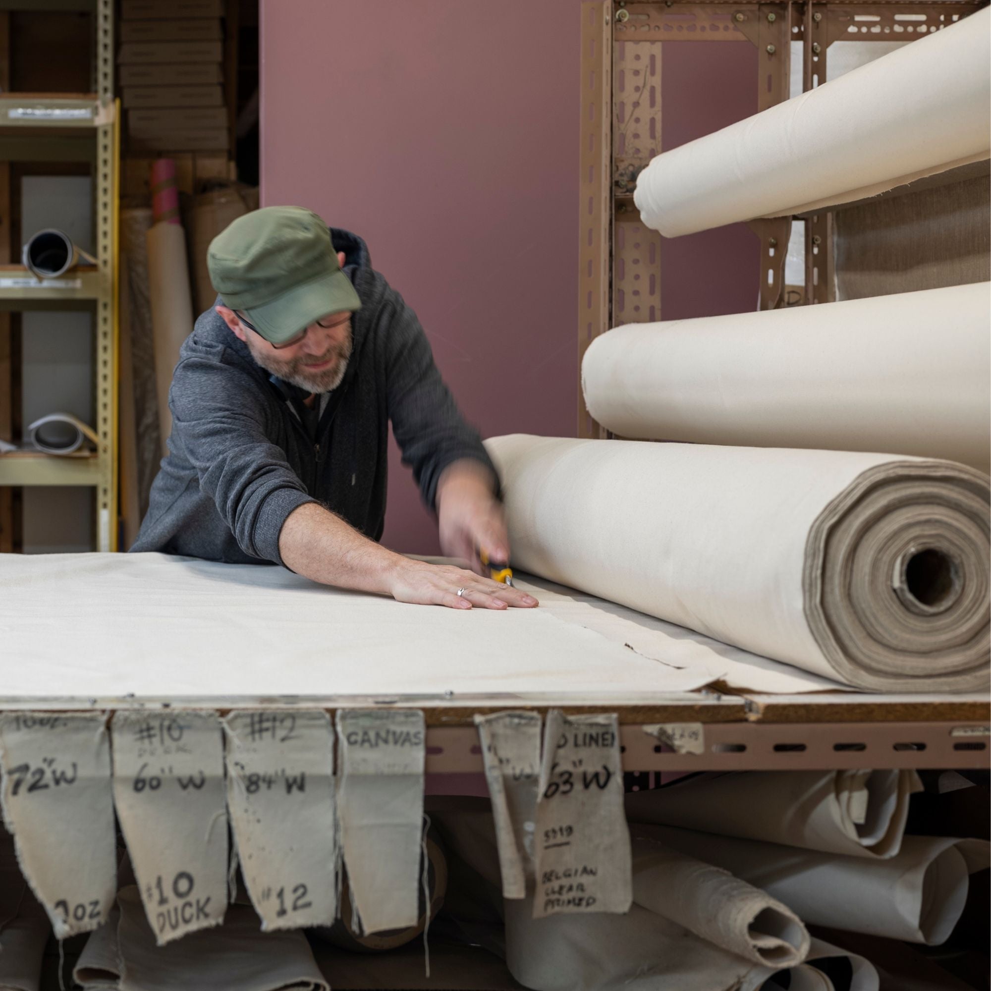 Opus Finest Stretched Raw Canvas #10 Duck