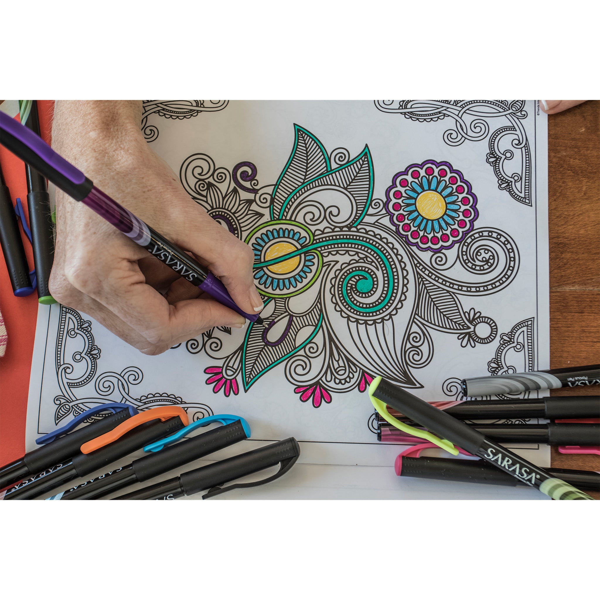 Zebra Sarasa - Porous Fineliner Set of 12