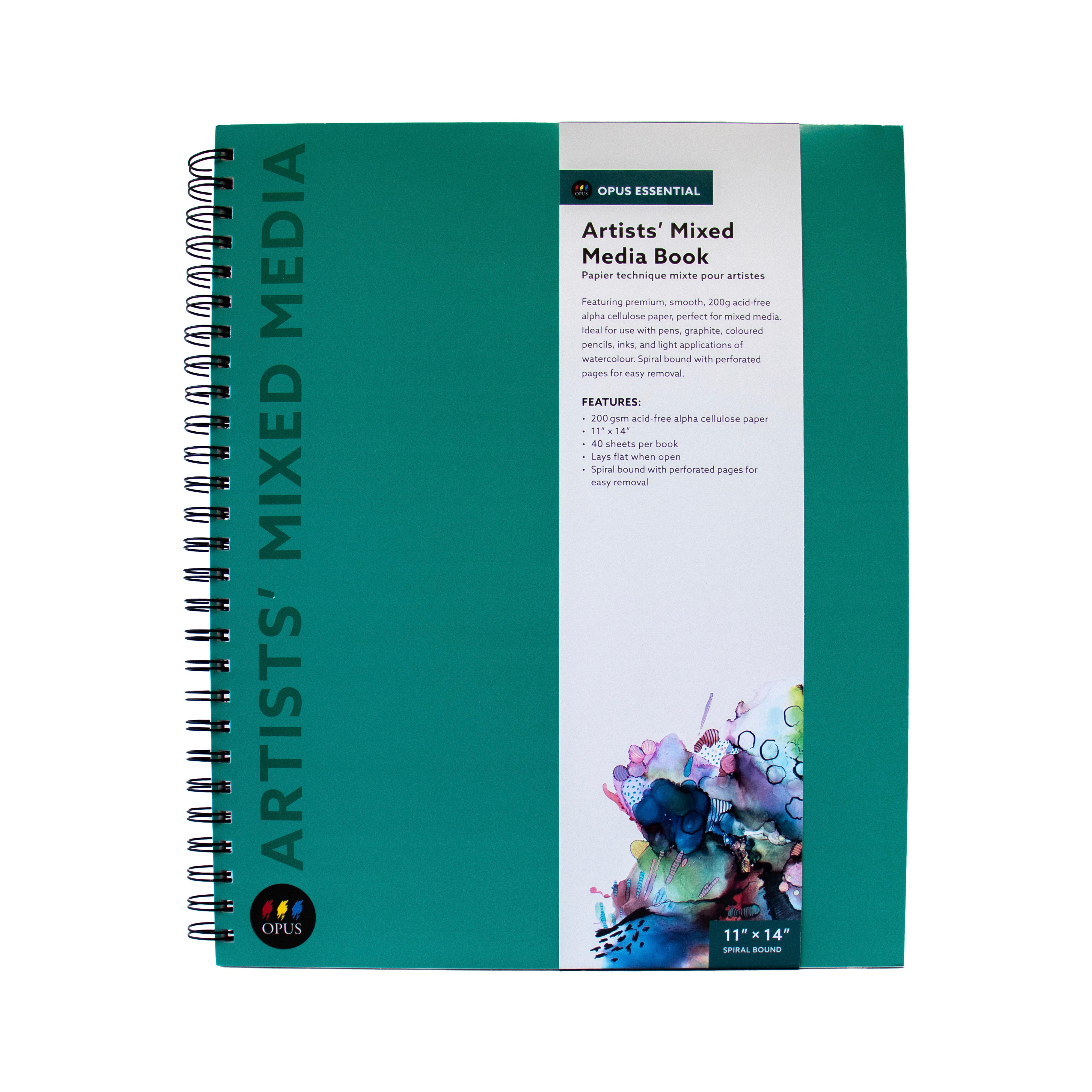 Opus Essential Artists' Mixed Media Wirebound Books