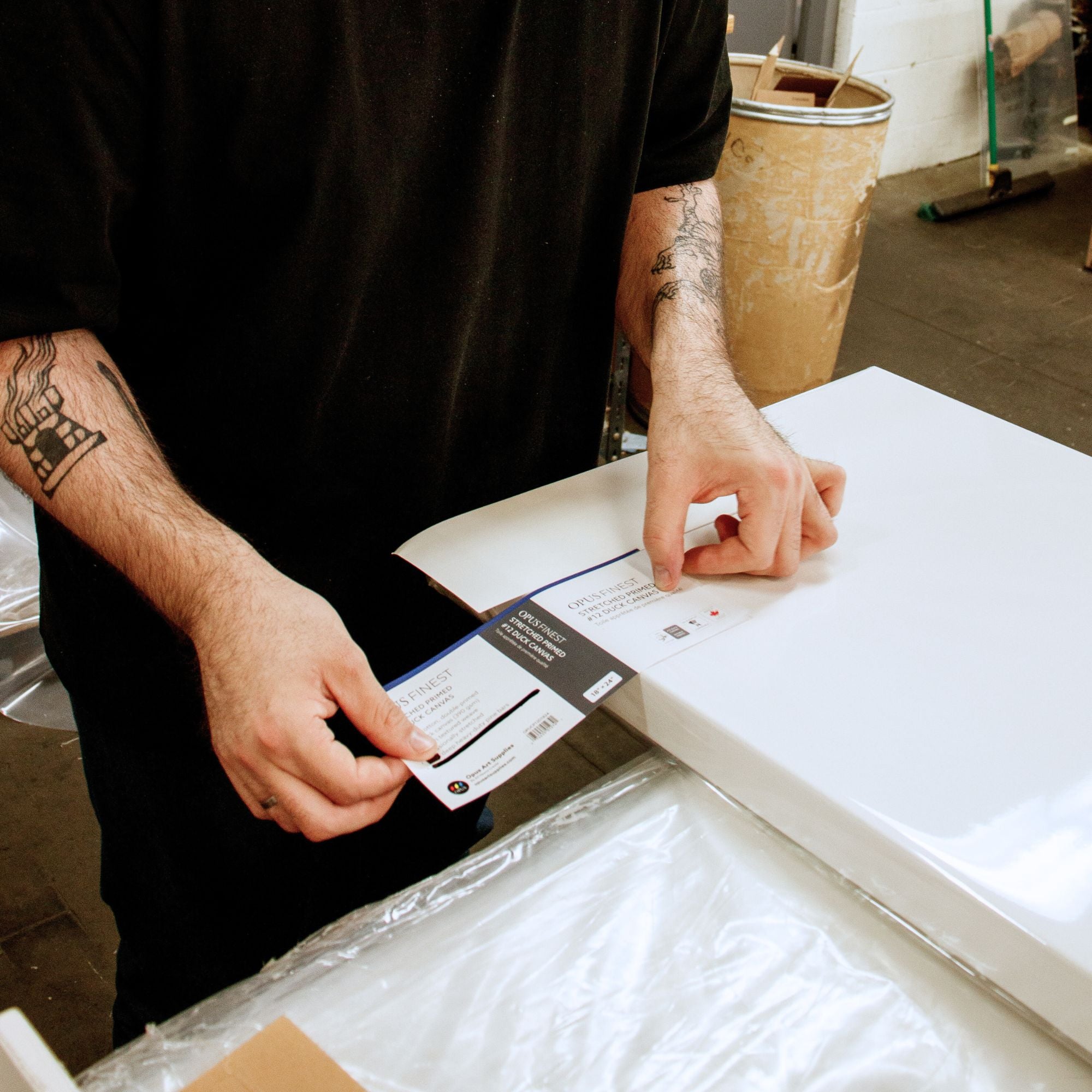 Opus Finest Stretched Raw Canvas #10 Duck