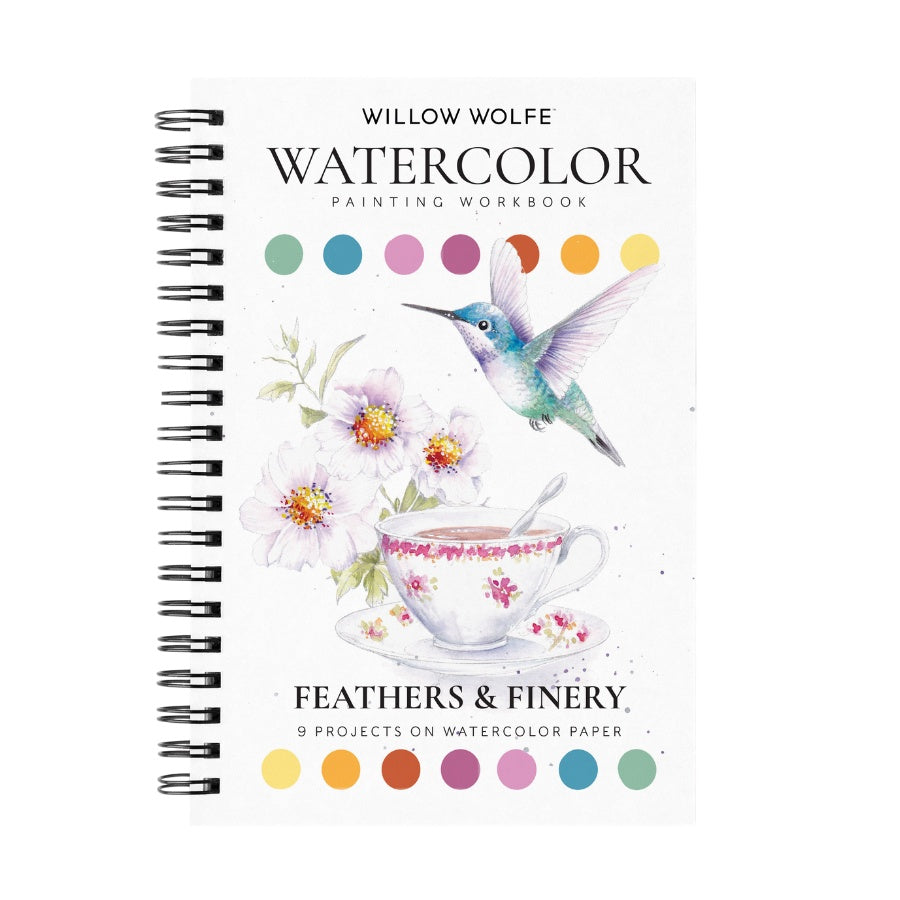 Willow Wolfe Watercolor Workbook - Feathers & Finery