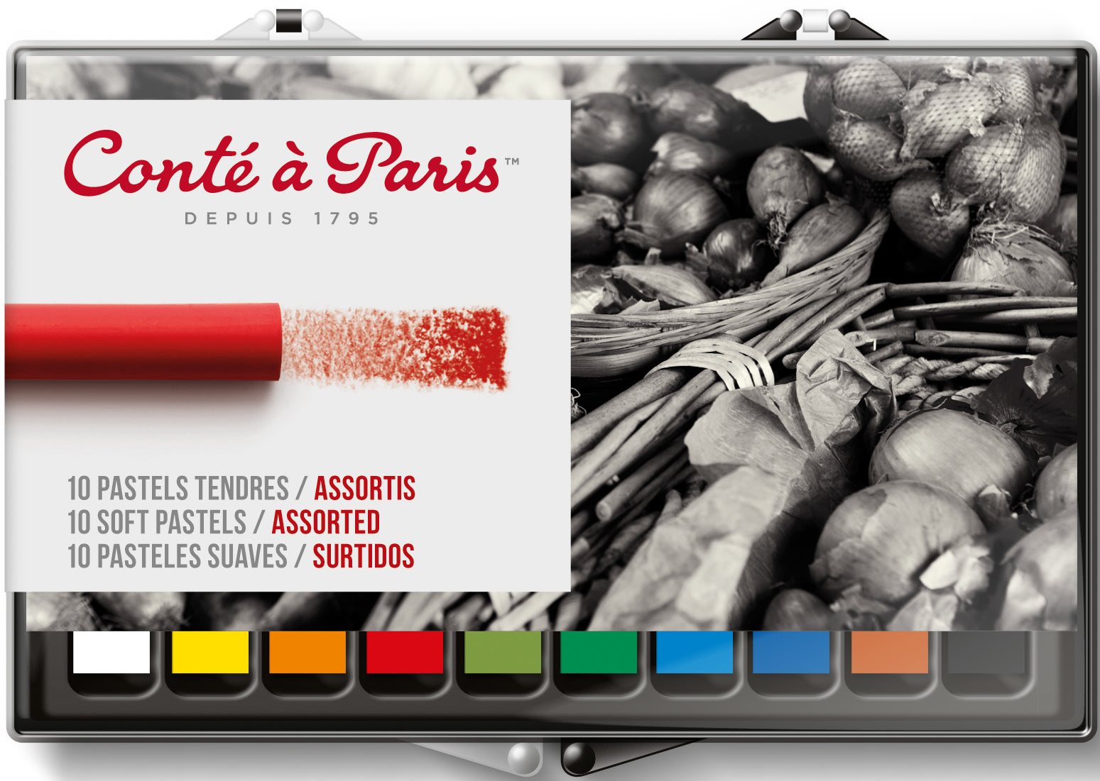 Conté à Paris - Soft Pastels - Assorted Set of 10
