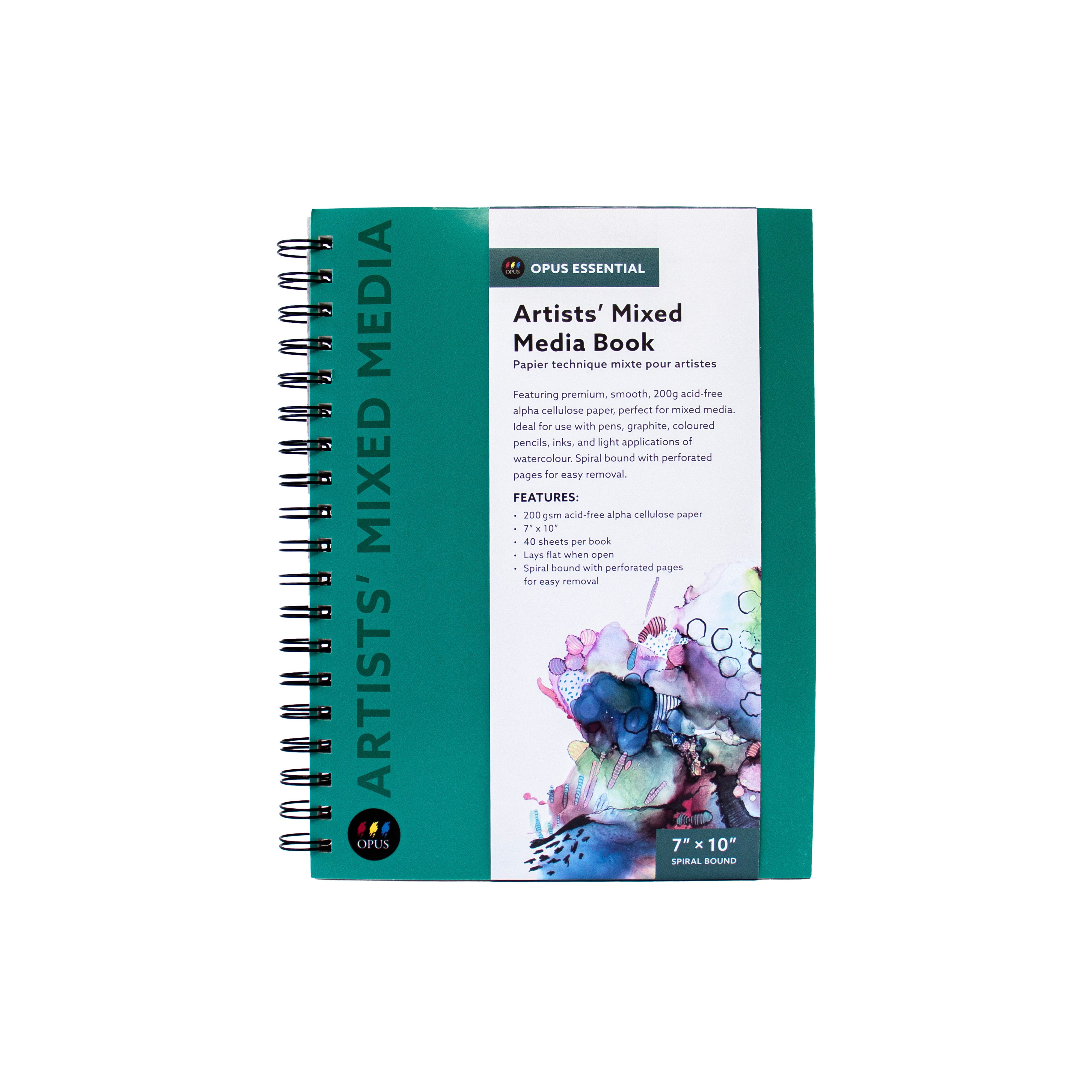 Opus Essential Artists' Mixed Media Wirebound Books