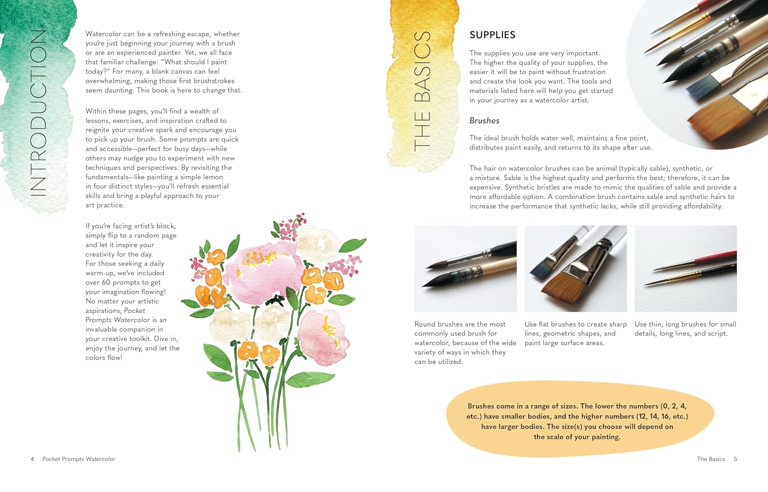 Pocket Prompts Watercolor: Tips & Techniques to Inspire Your Practice by Kristin Van Leuven