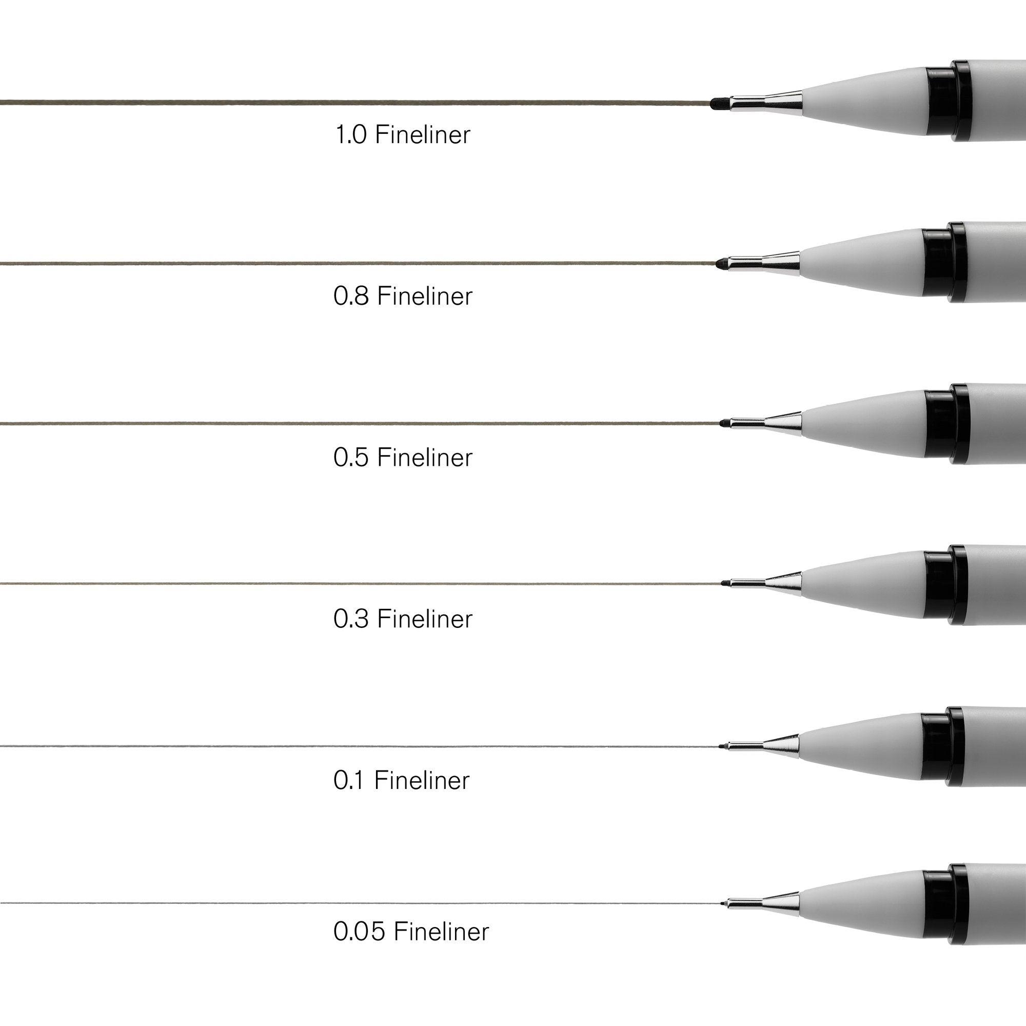 Winsor & Newton Fineliner Pens - Black