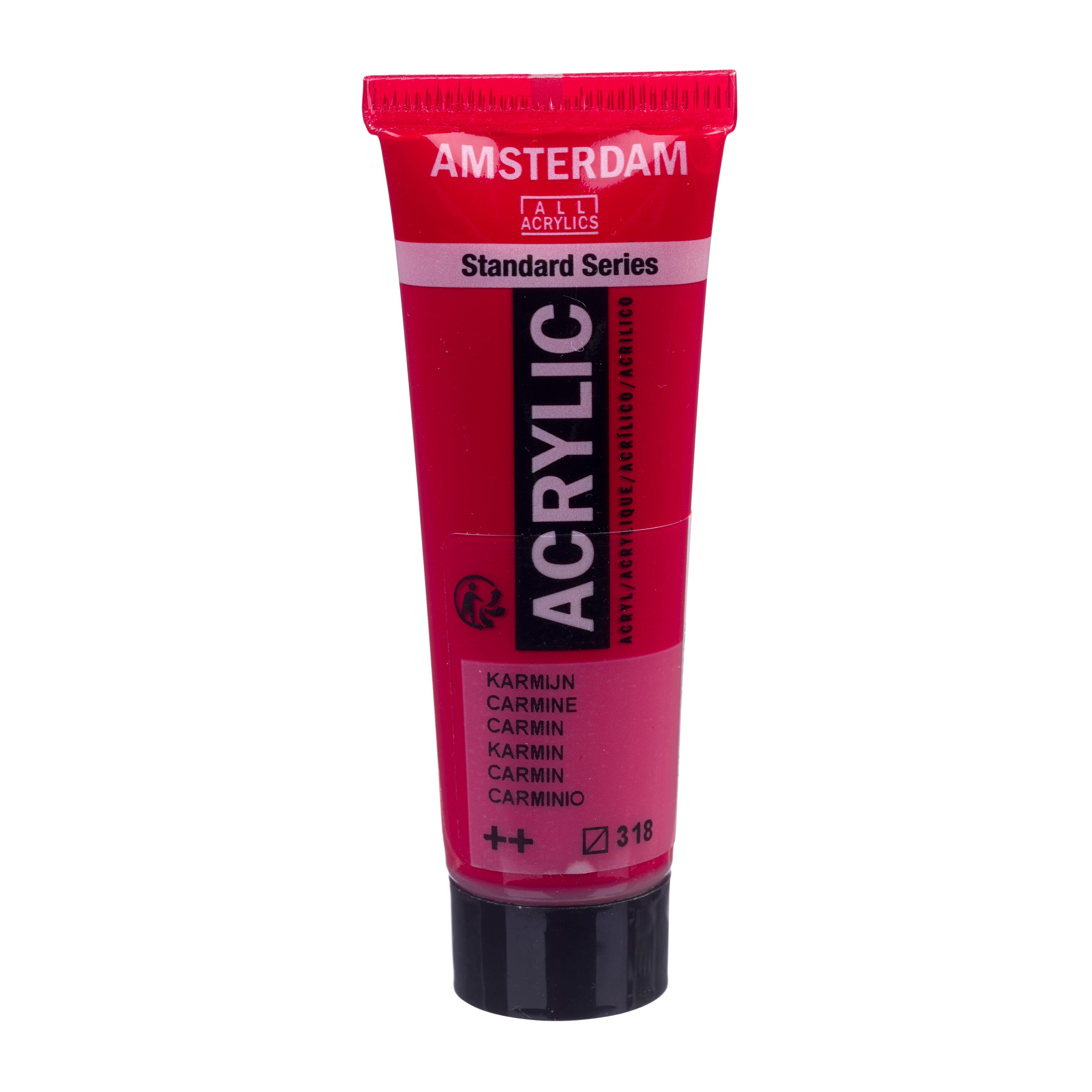 Amsterdam Acrylic Paint - Orange or Red or Purple