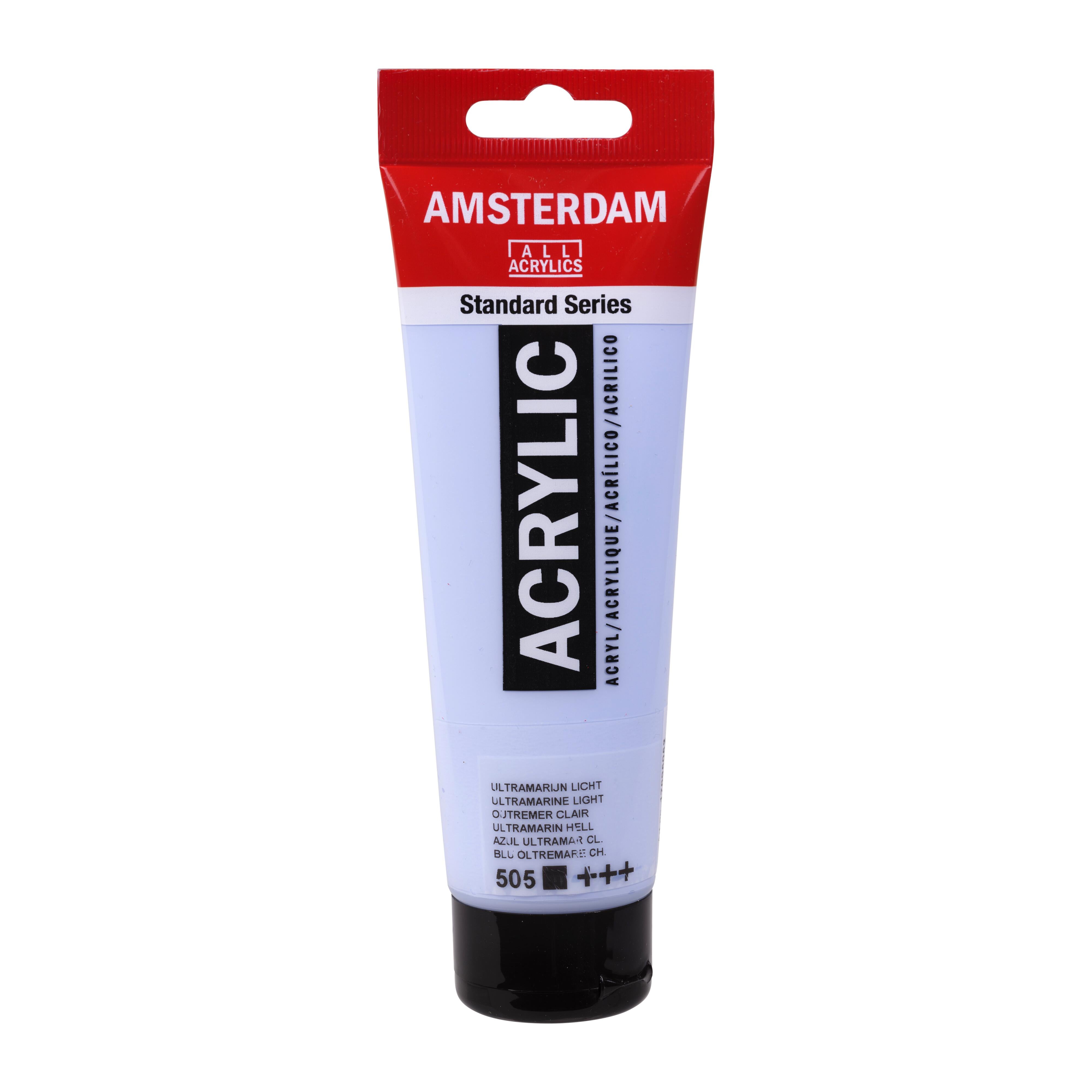 Amsterdam Acrylic Paint - Black or Blue