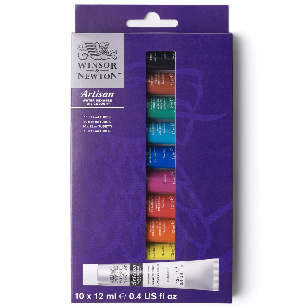 Winsor & Newton Artisan Water Mixable Oil Colour Set of 10