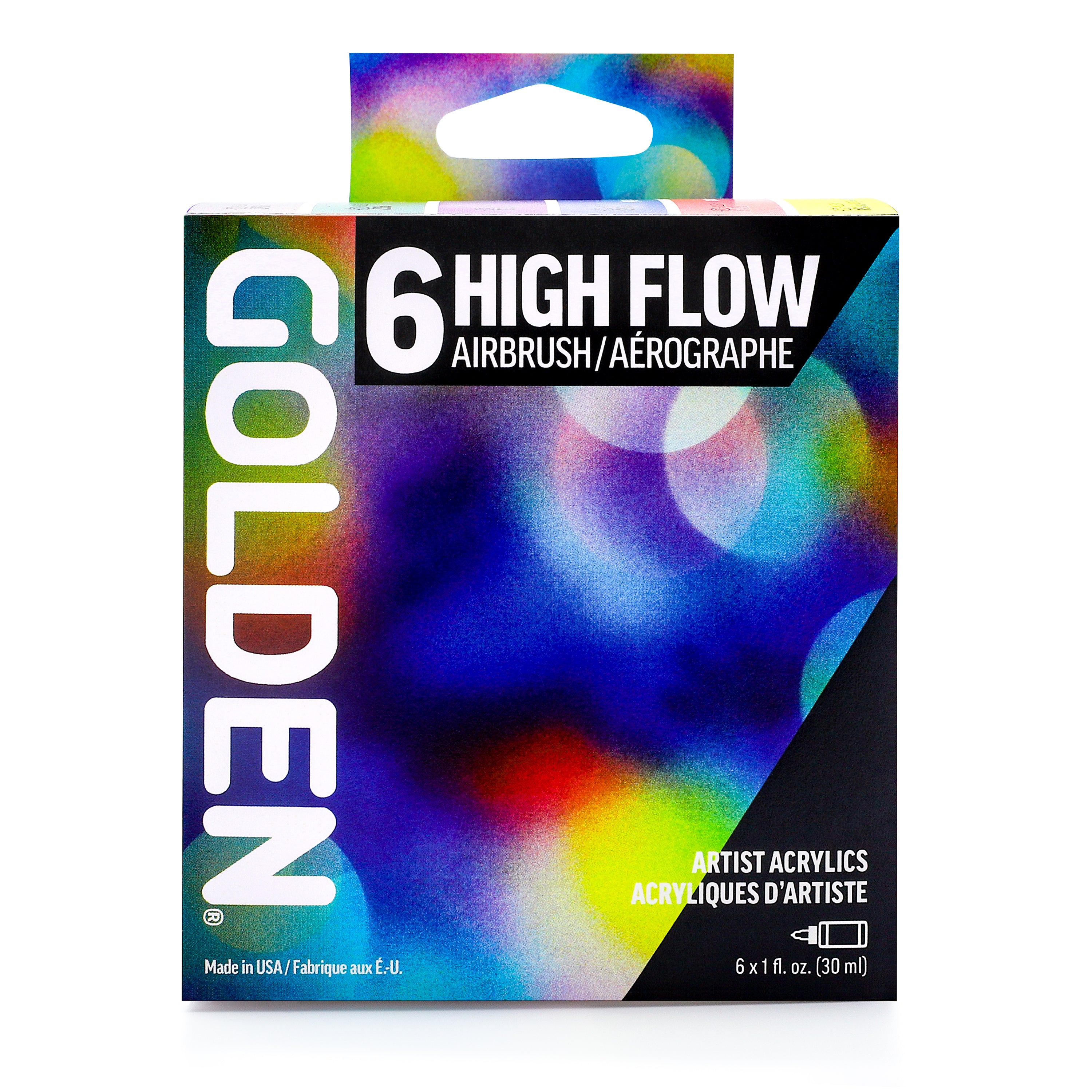 GOLDEN High Flow Acrylics Airbrush Set of 6