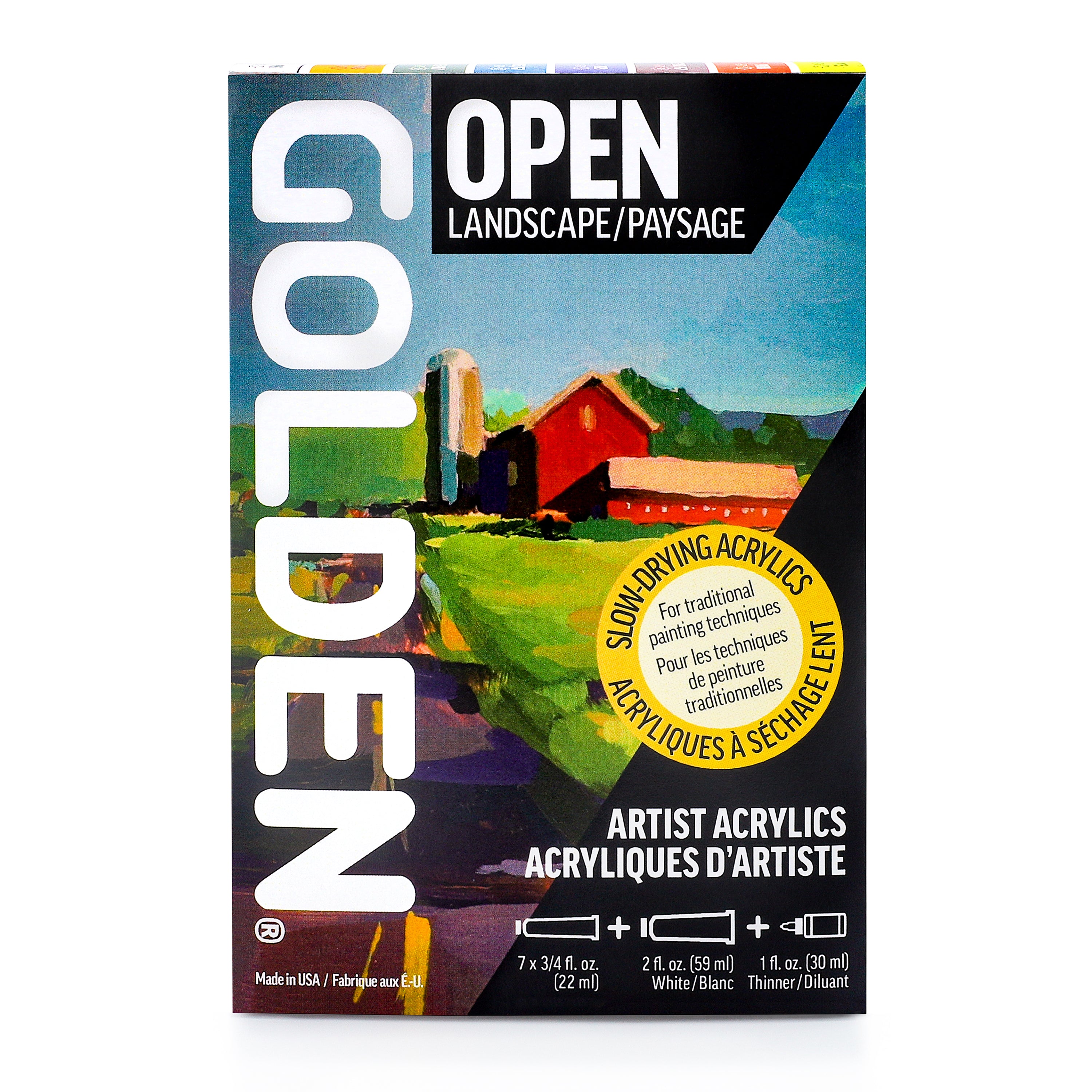 GOLDEN OPEN Acrylics Landscape Set