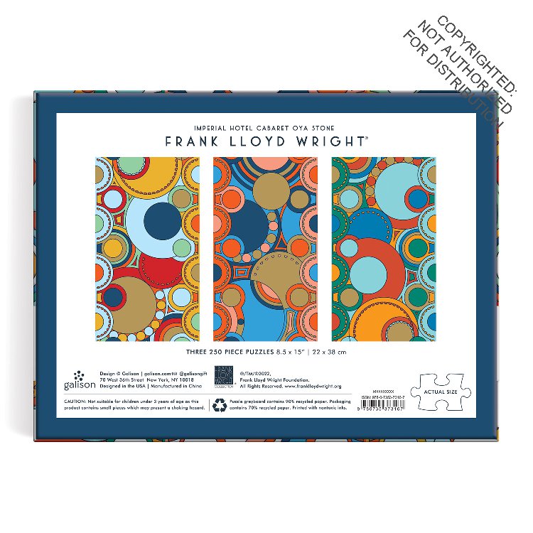 Frank Lloyd Wright Imperial Hotel - Multi Puzzle Set