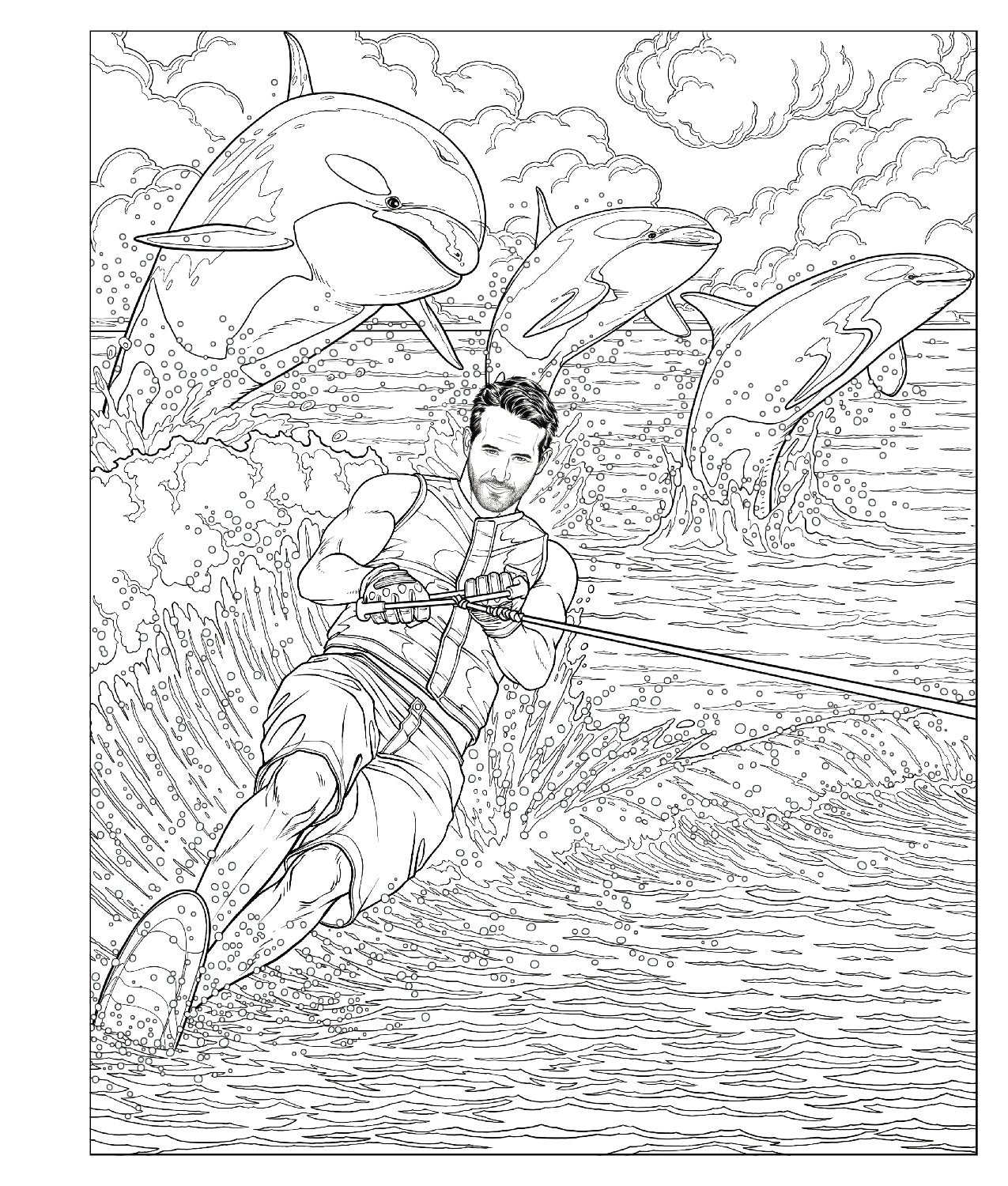 Crush and Color: Ryan Reynolds by Maurizio Campidelli